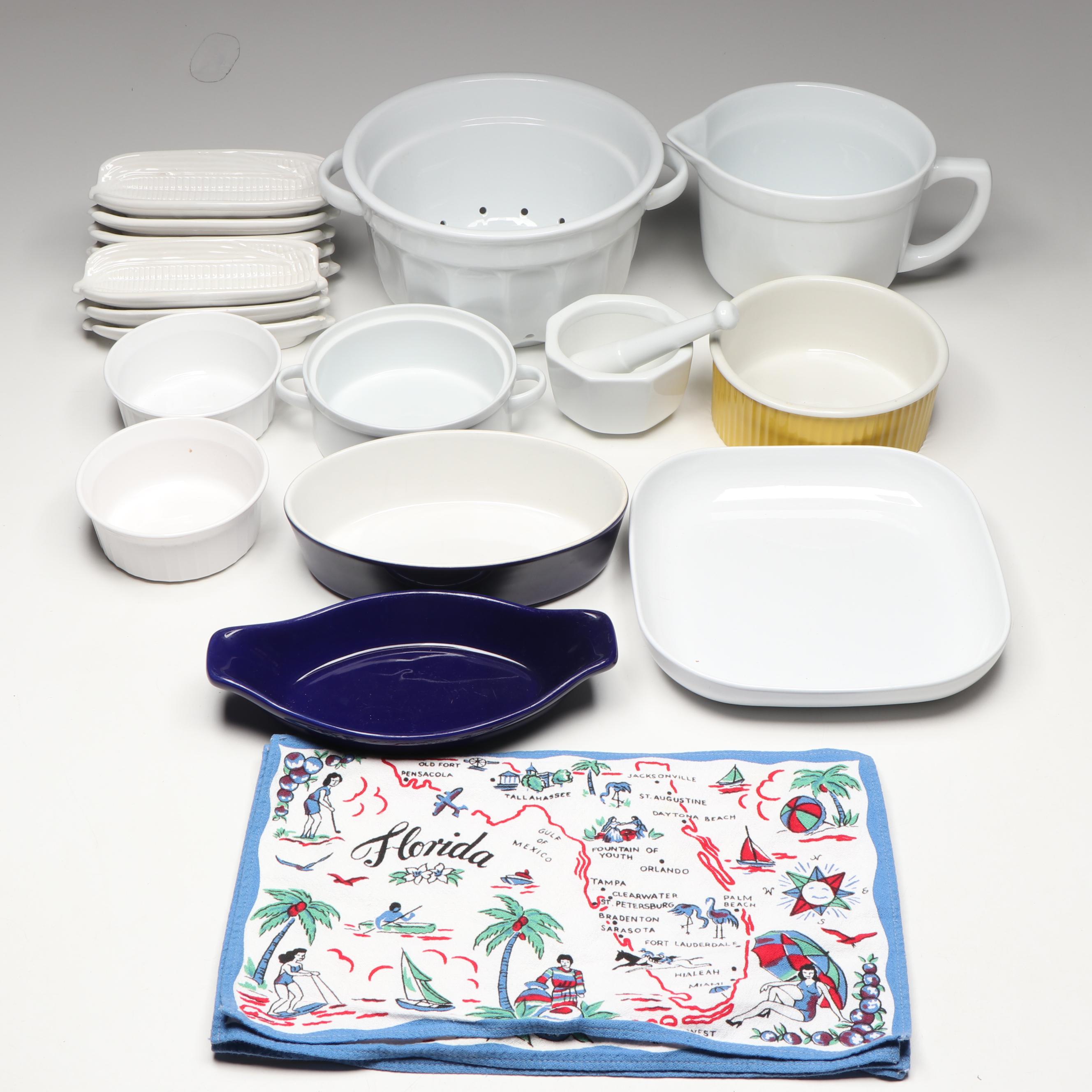 Bordello Pinheiro Corn Dishes with Corning Ware and More Ceramic Bakeware