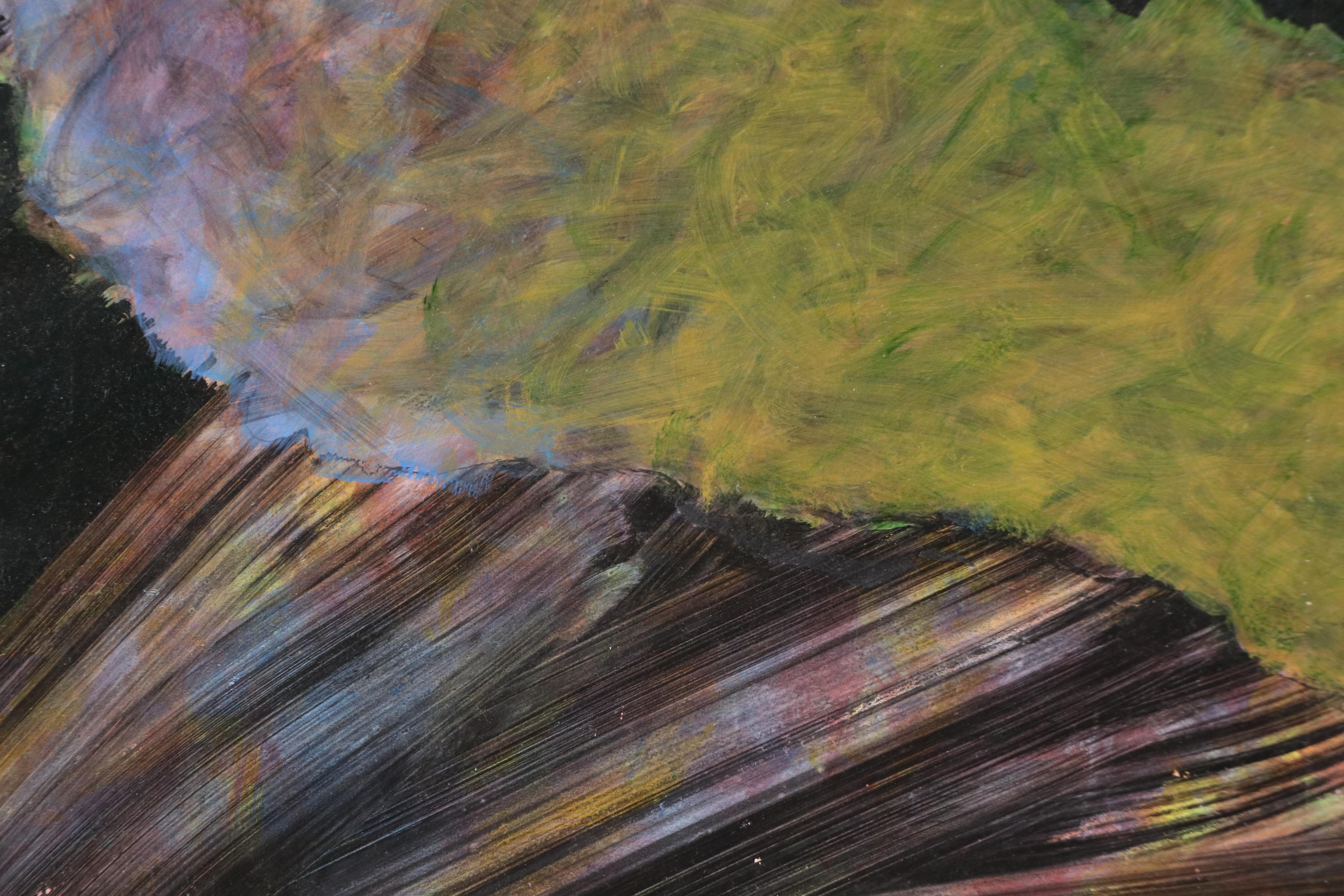 Patsy Marfurra Abstract Oil Painting, 1980