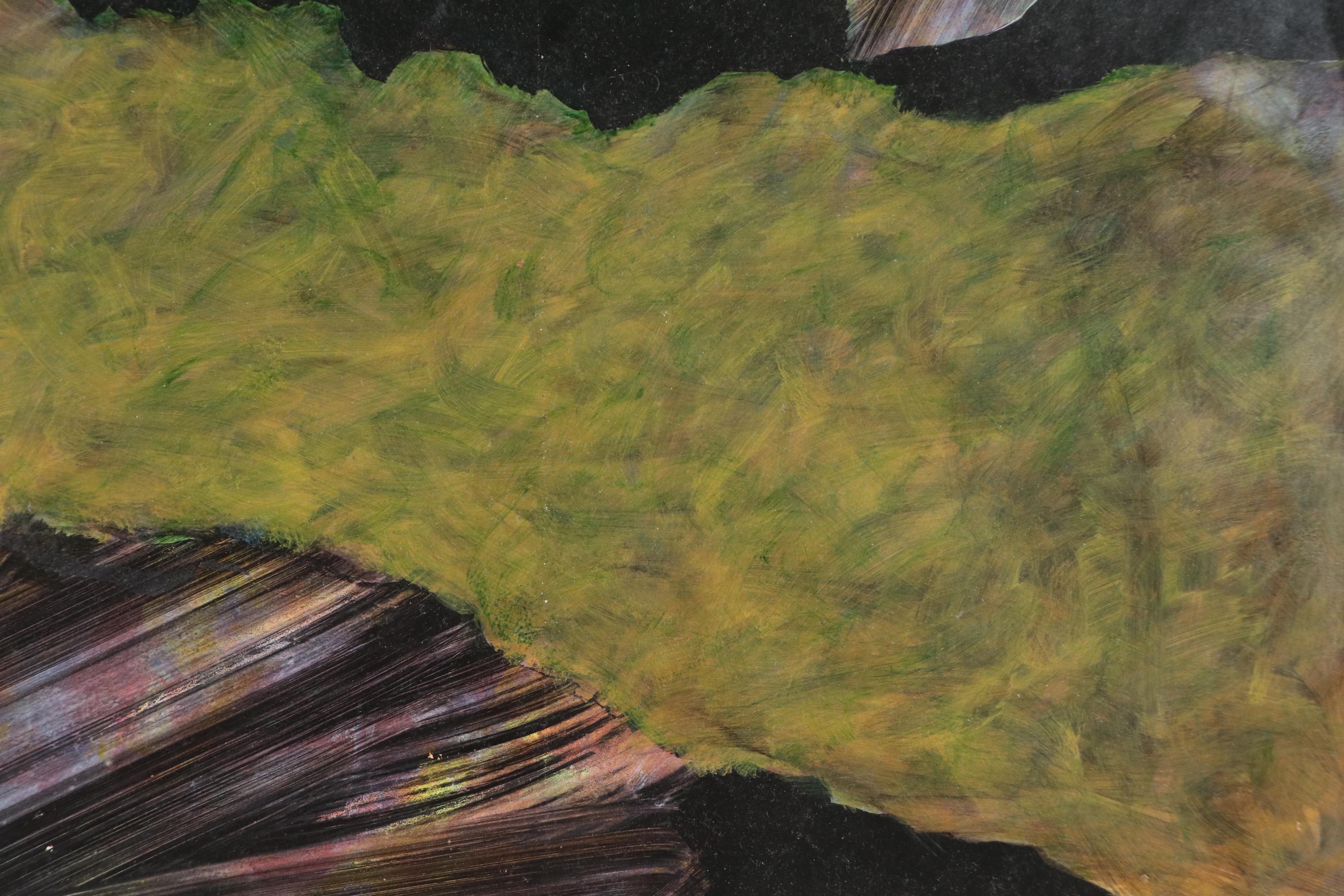 Patsy Marfurra Abstract Oil Painting, 1980