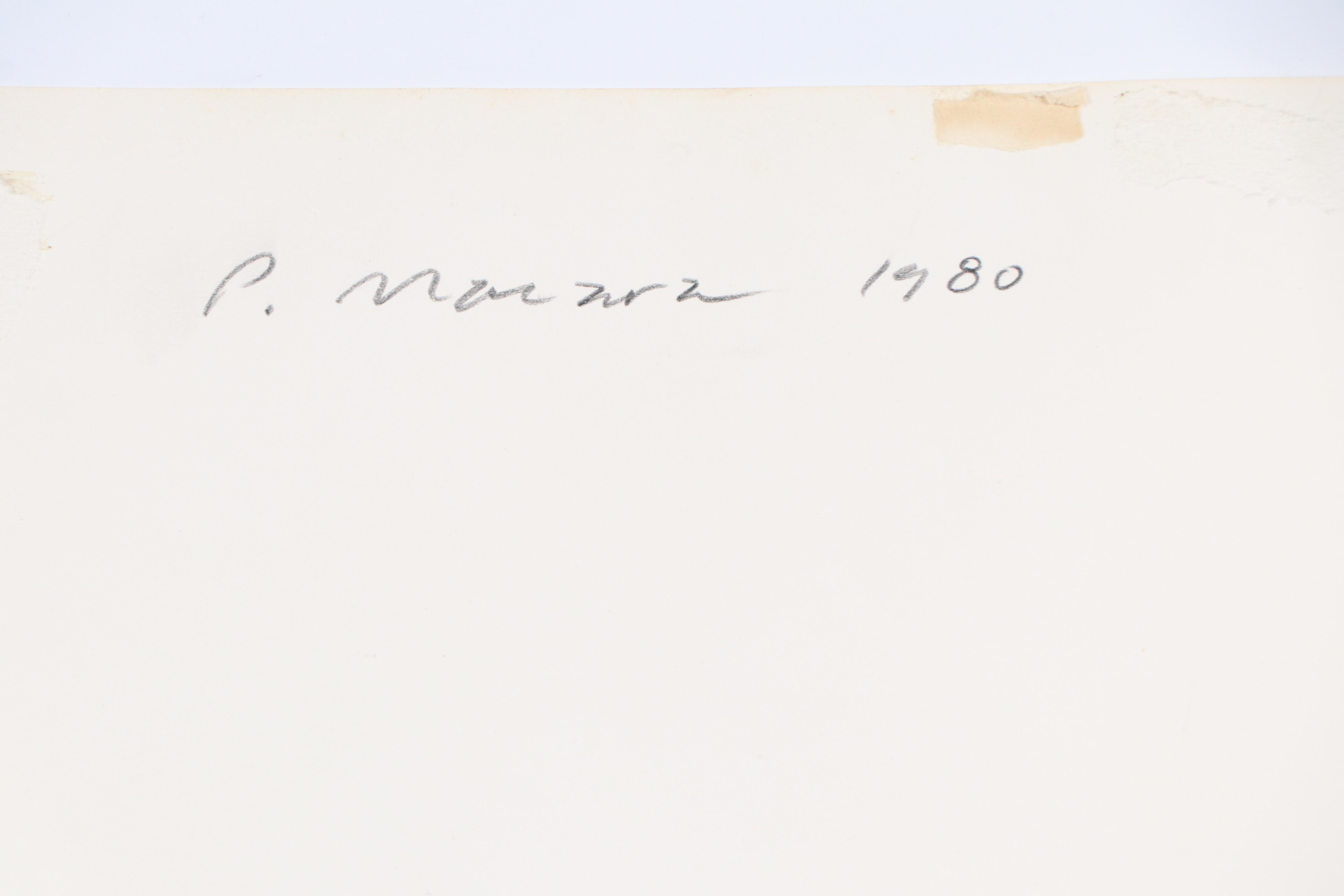 Patsy Marfurra Abstract Oil Painting, 1980