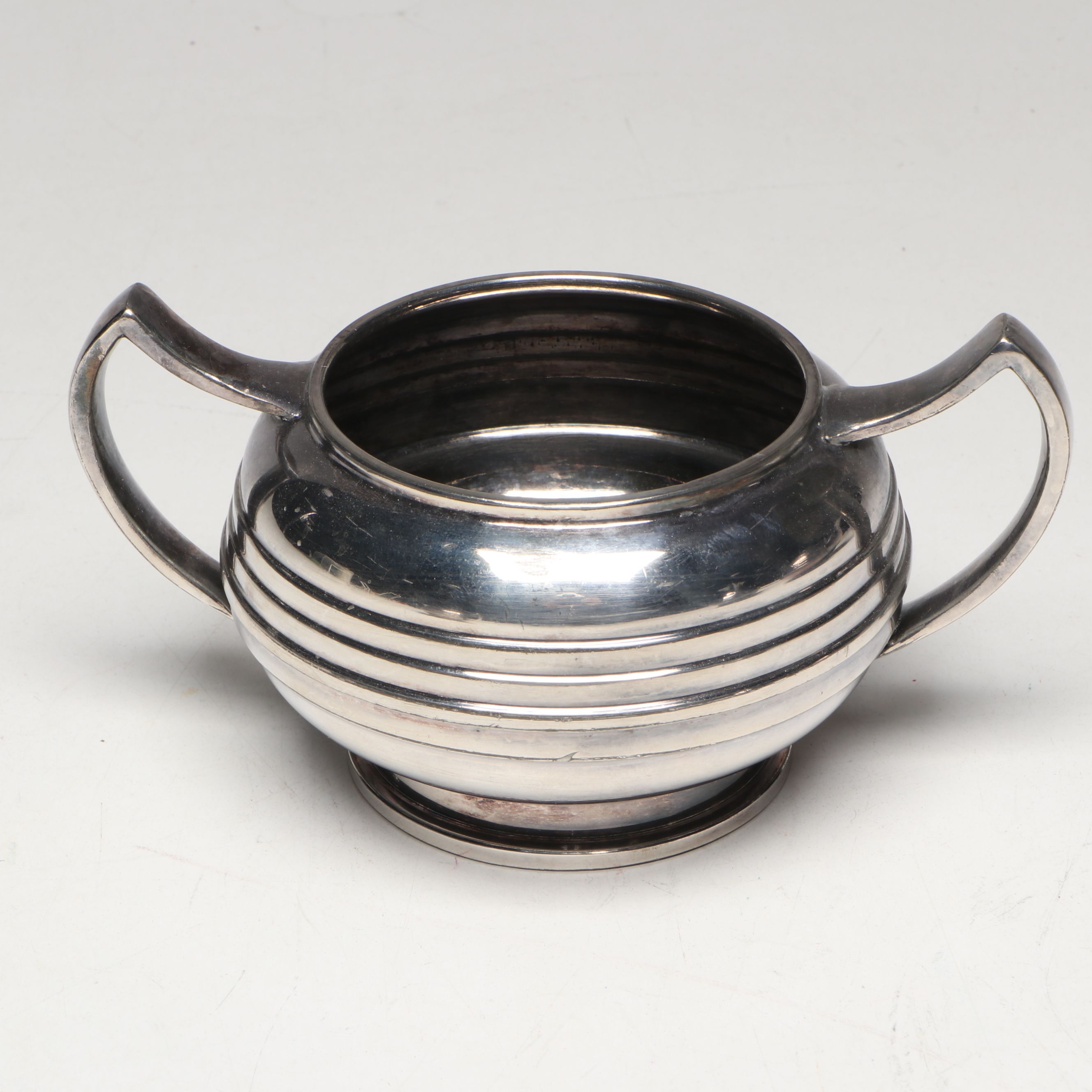 James Dixion & Sons English Silver Plate Art Deco Style Tea and Coffee Set