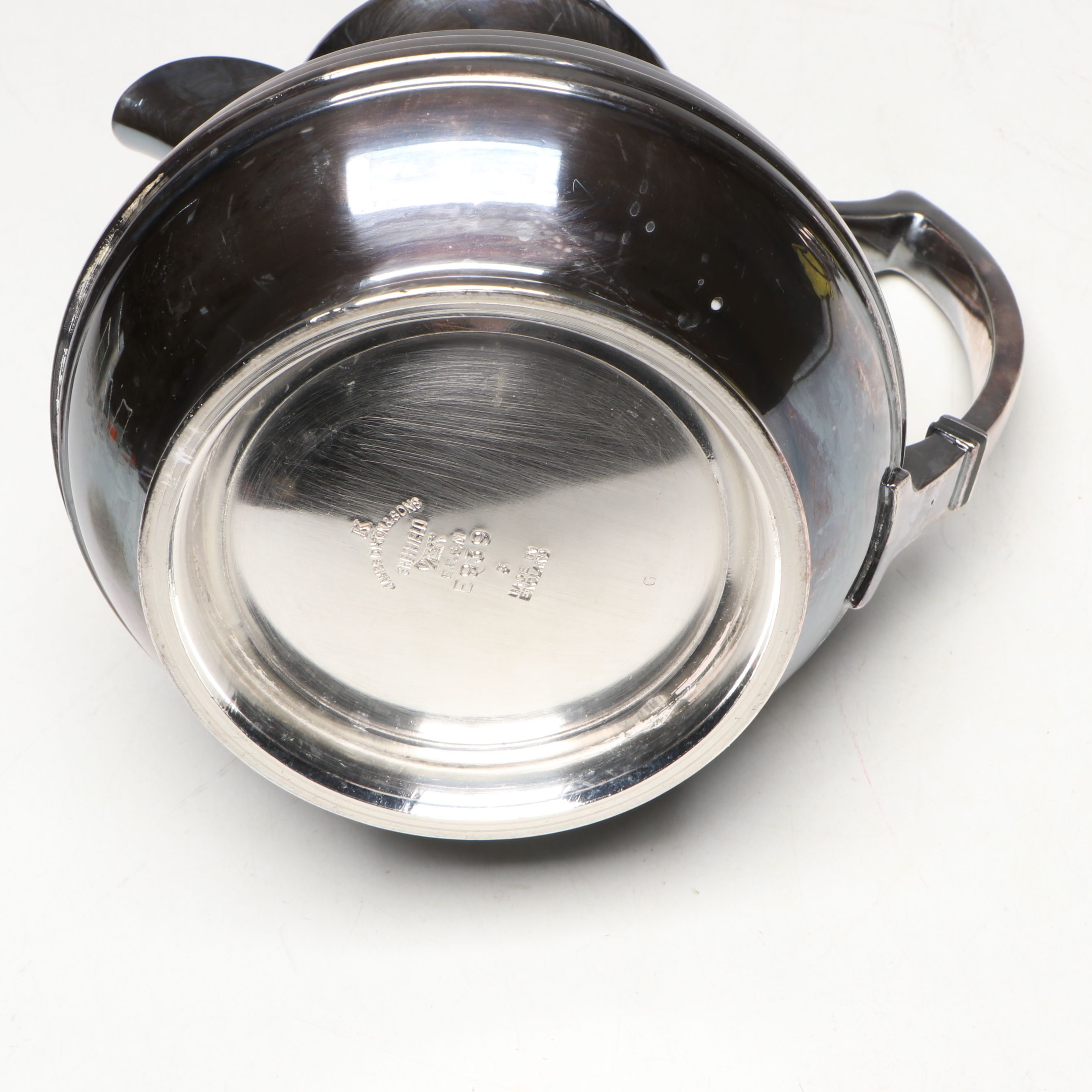 James Dixion & Sons English Silver Plate Art Deco Style Tea and Coffee Set