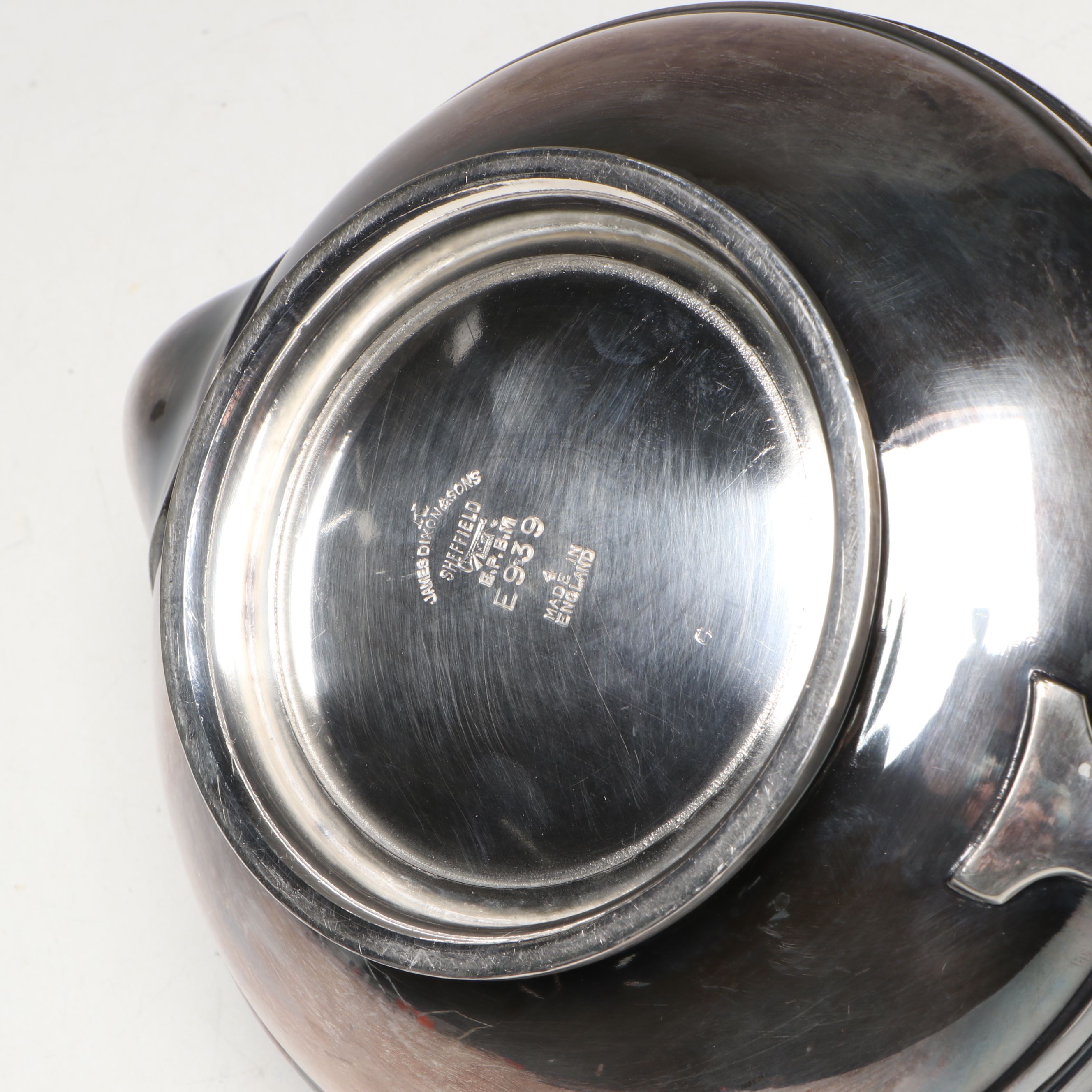 James Dixion & Sons English Silver Plate Art Deco Style Tea and Coffee Set