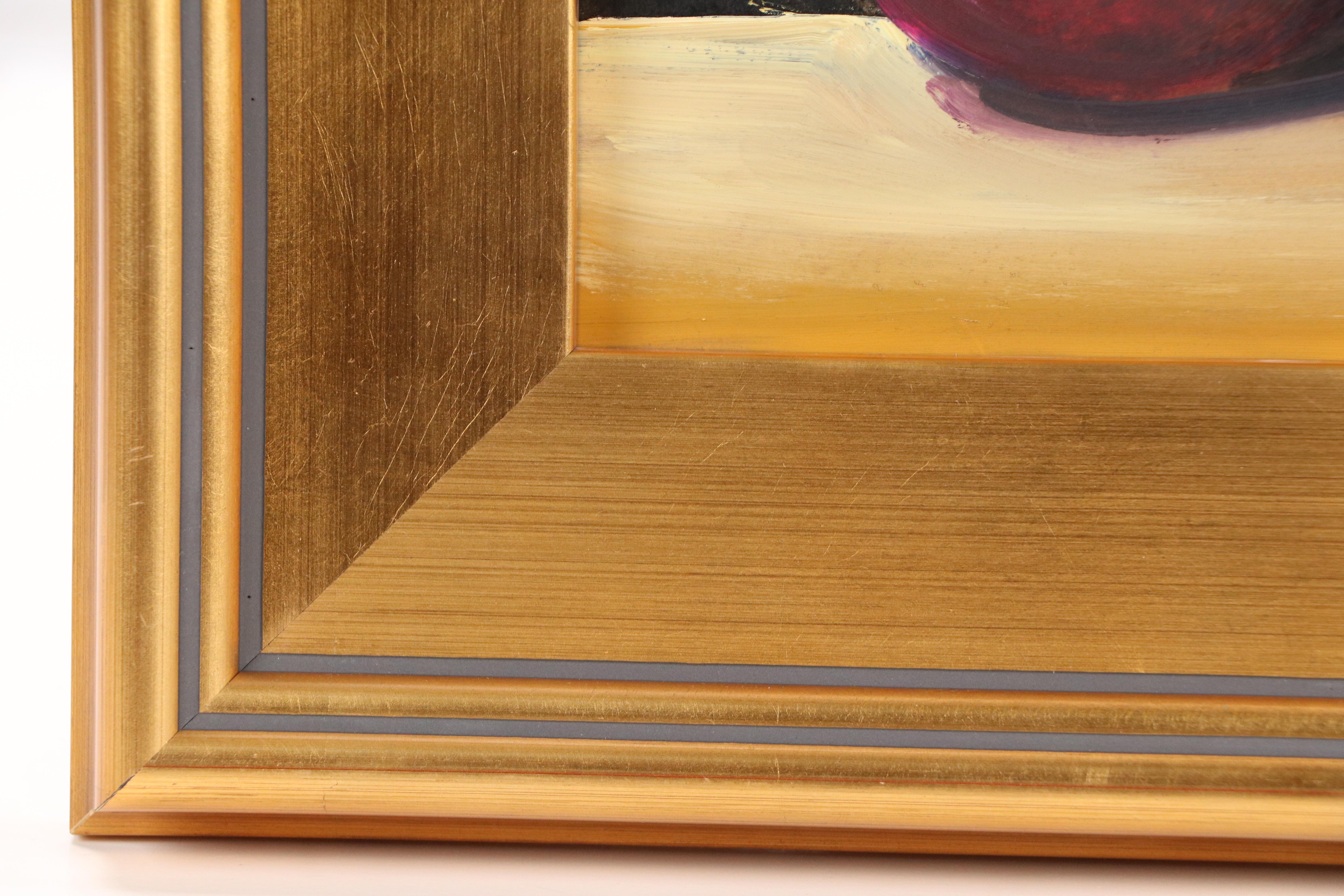 Natalia Demenko Still Life Oil Painting of Pears, 21st Century