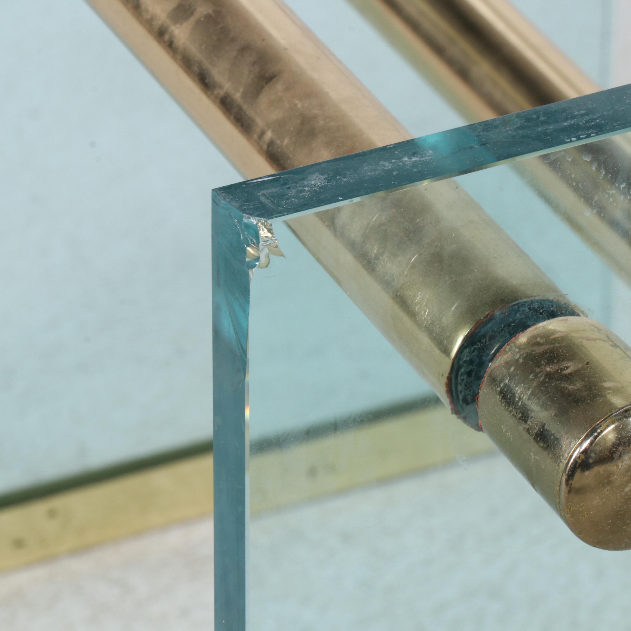 Postmodern Style Seven-Piece Dining Set with Shenandoah Furniture Chairs