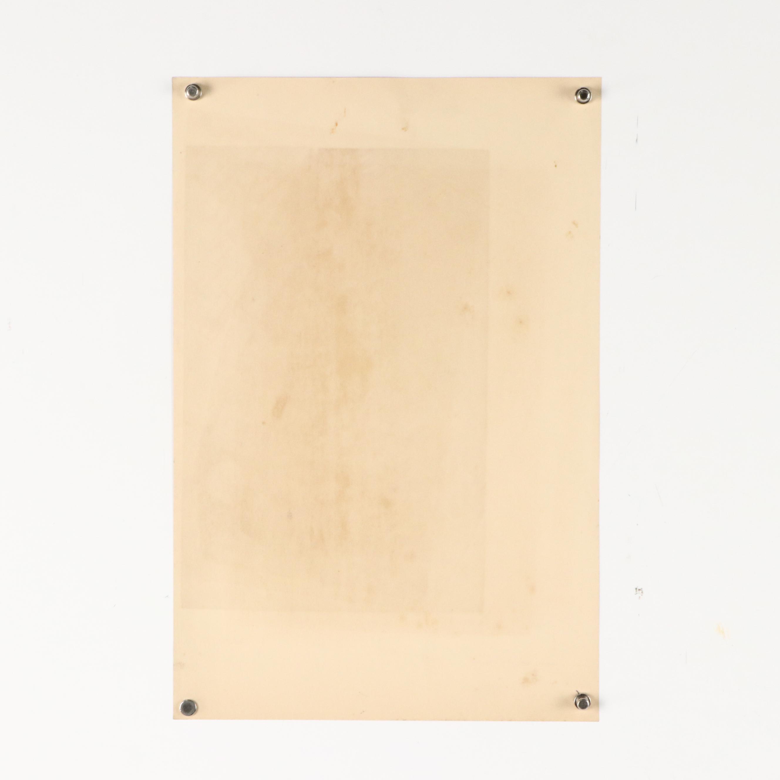 John Imhoff Abstract Serigraph "Easy Come," Mid to Late 20th Century