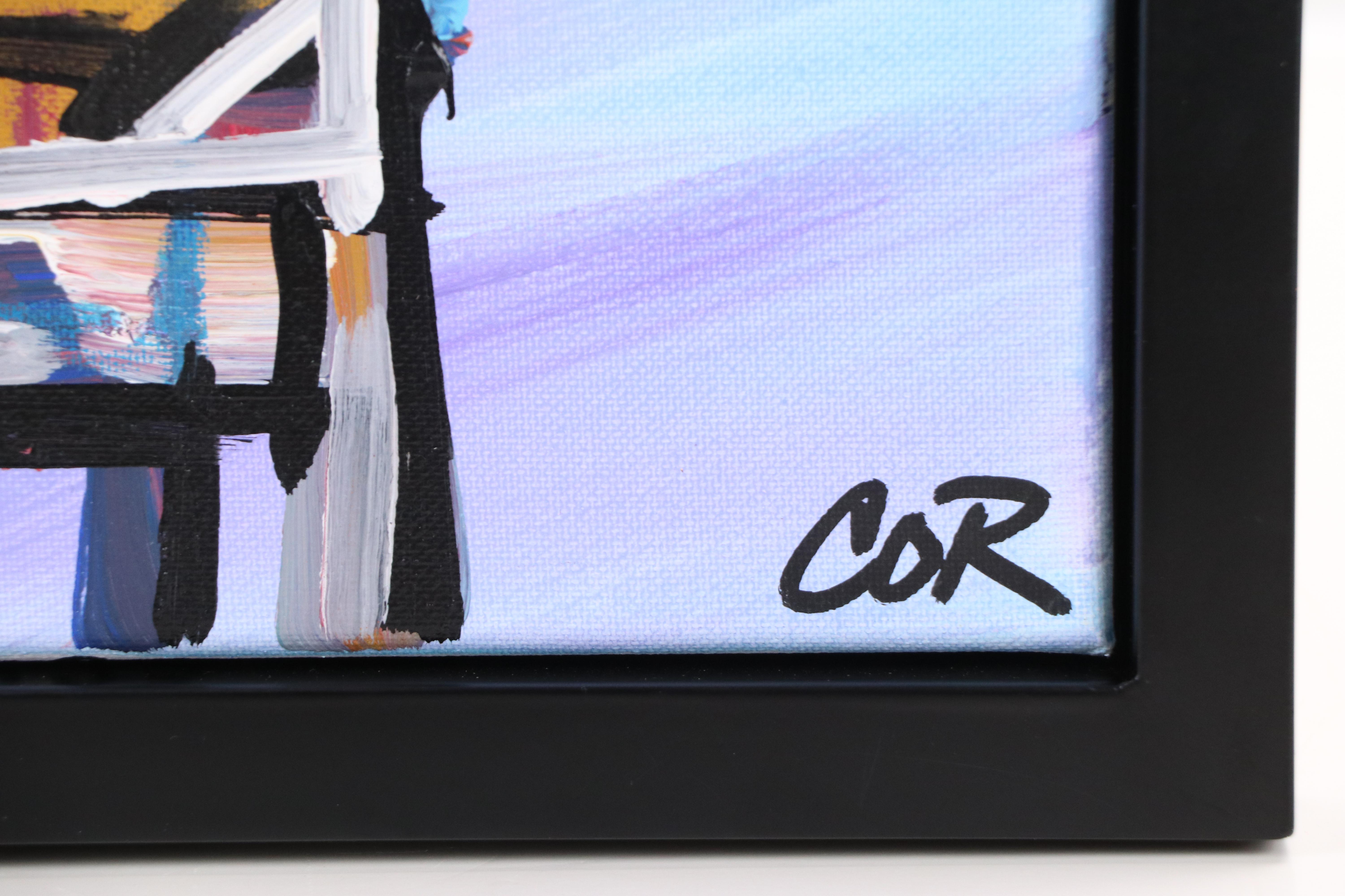 Cor Stylized Acrylic Painting of Dog, 2025