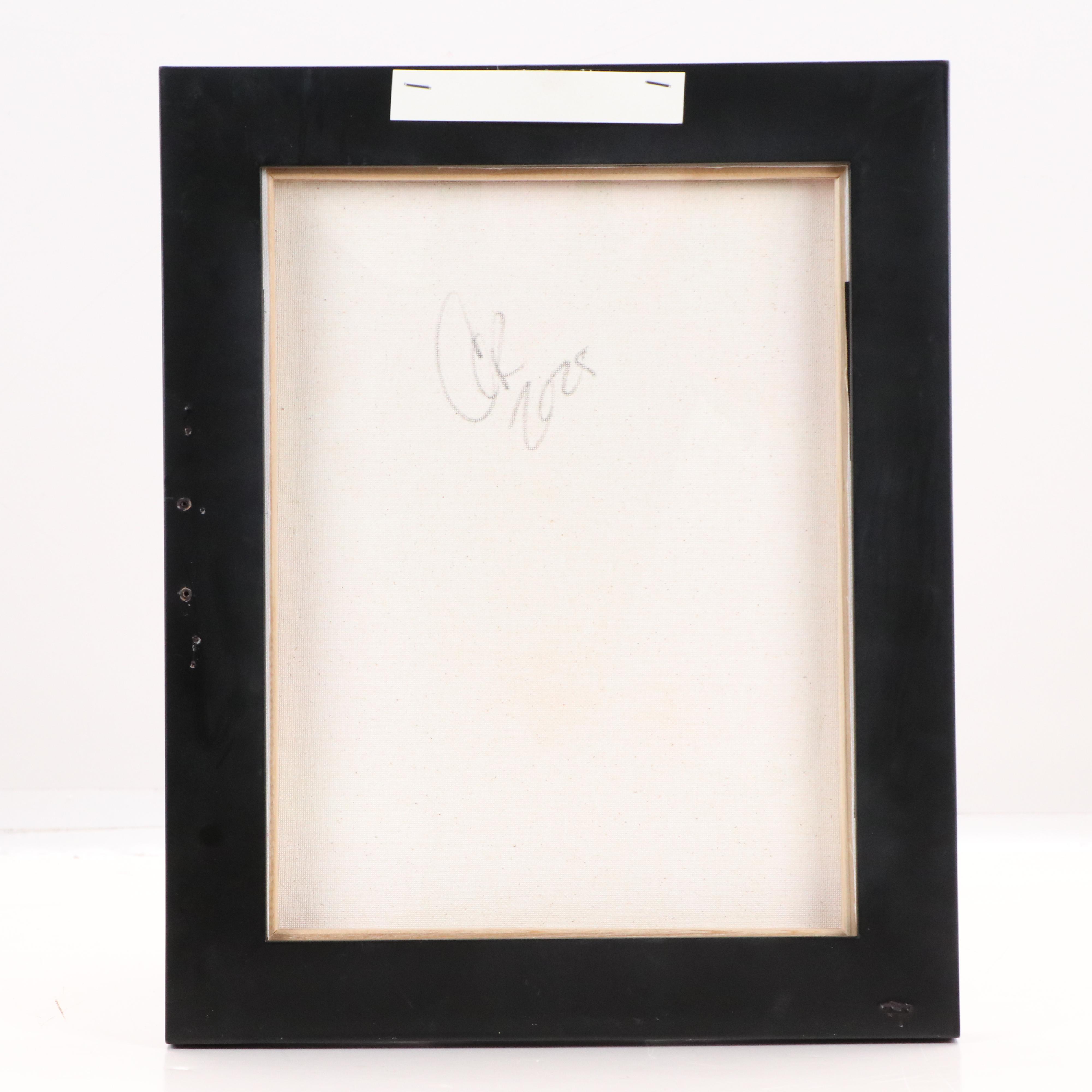 Cor Stylized Acrylic Painting of Dog, 2025