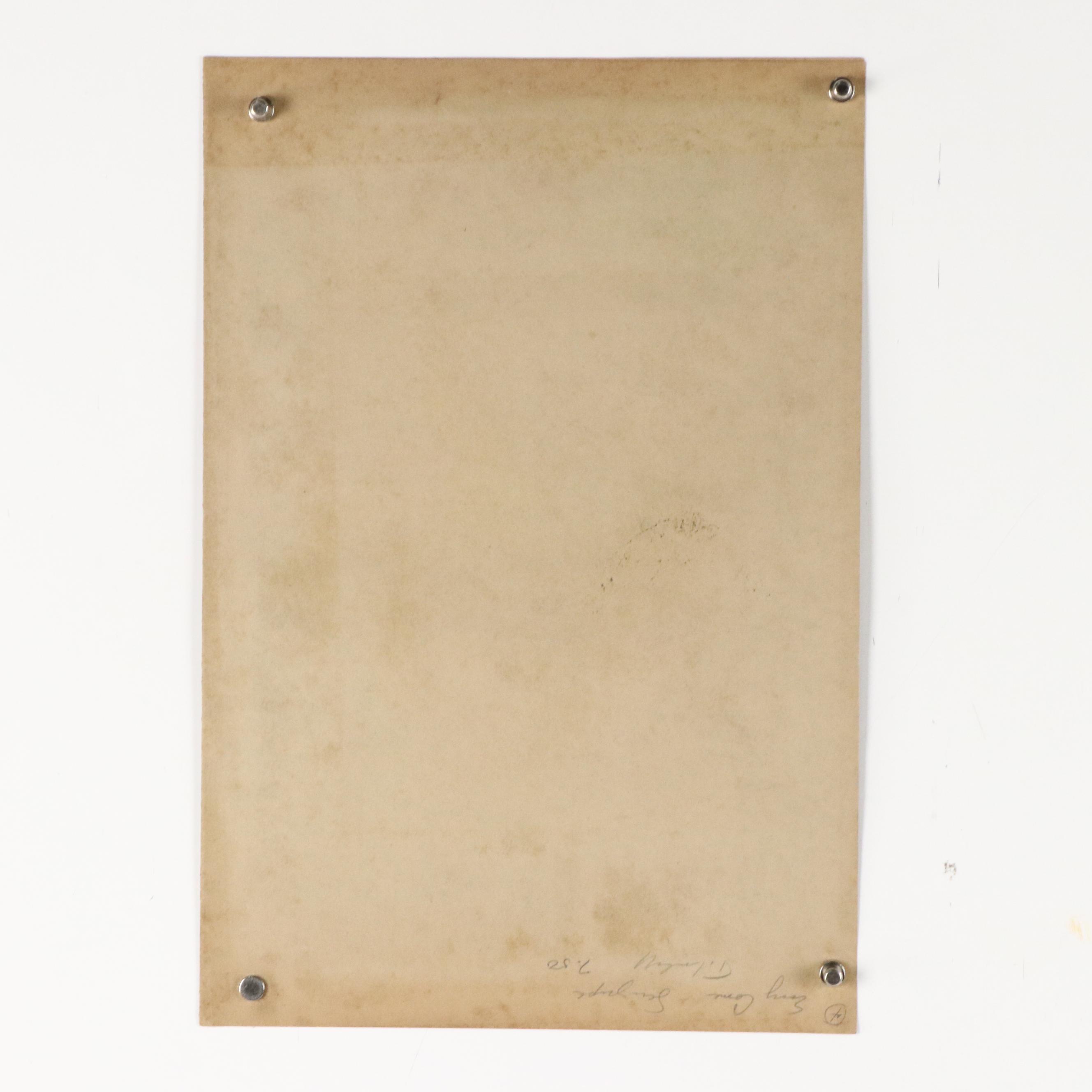 John Imhoff Abstract Serigraph "Easy Come," Mid to Late 20th Century