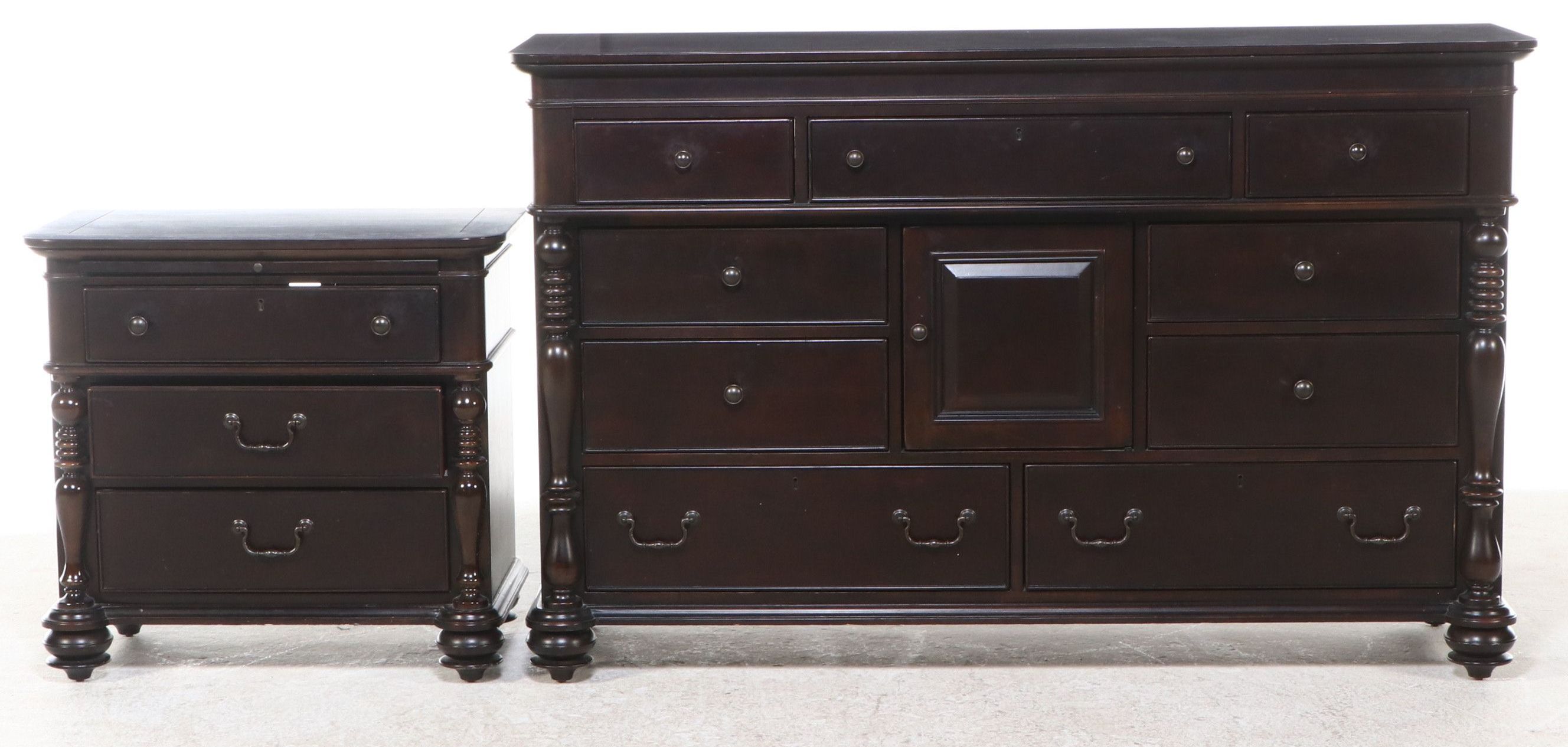Paula Deen Home Espresso Finished Wood Dresser and Nightstand