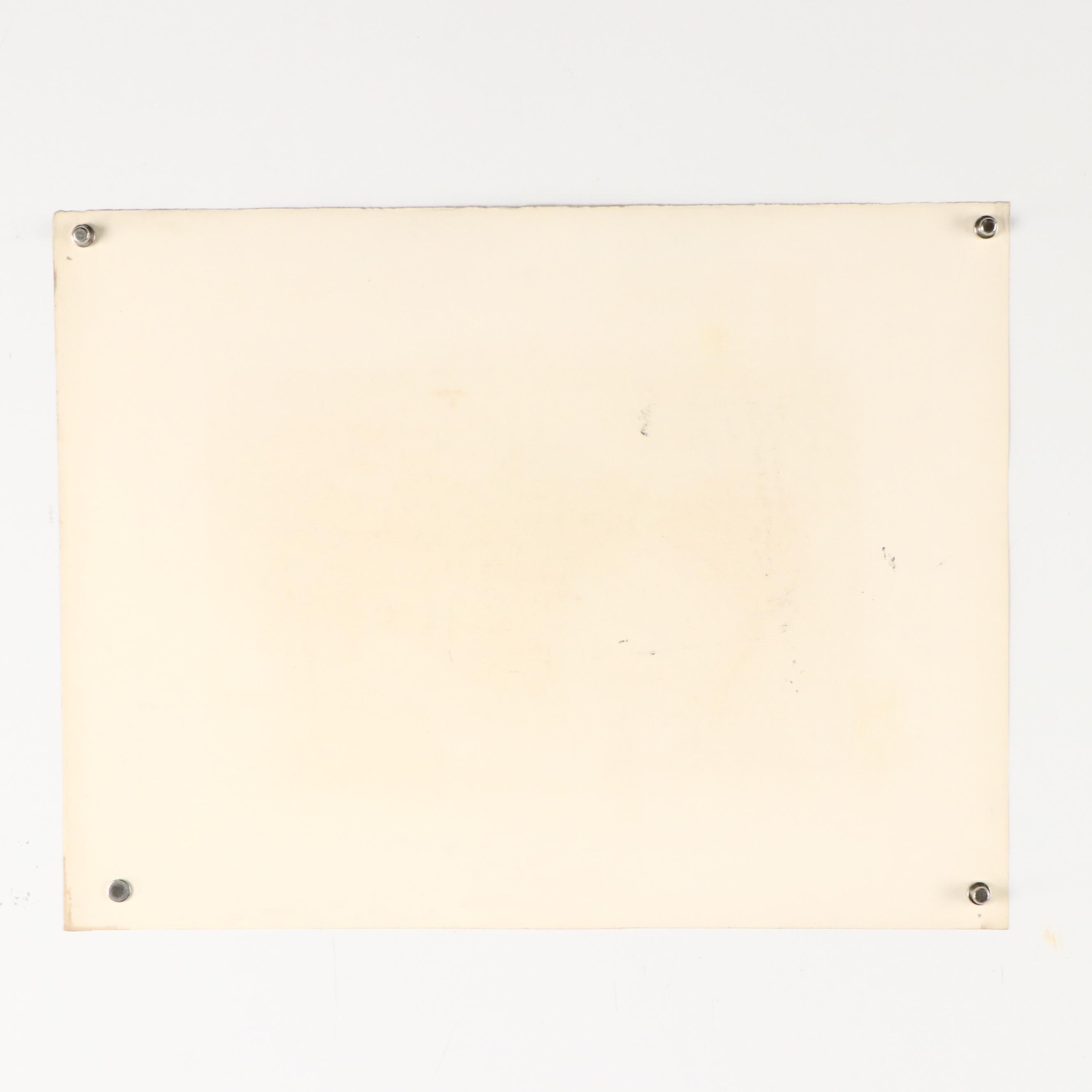 John Imhoff Cubist Serigraph, Mid to Late 20th Century