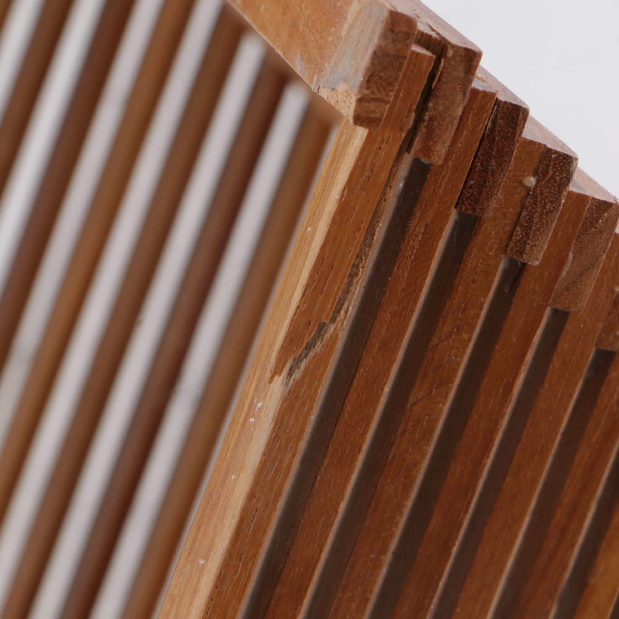 Pair of Tiered Wooden Tabletop Pyramids