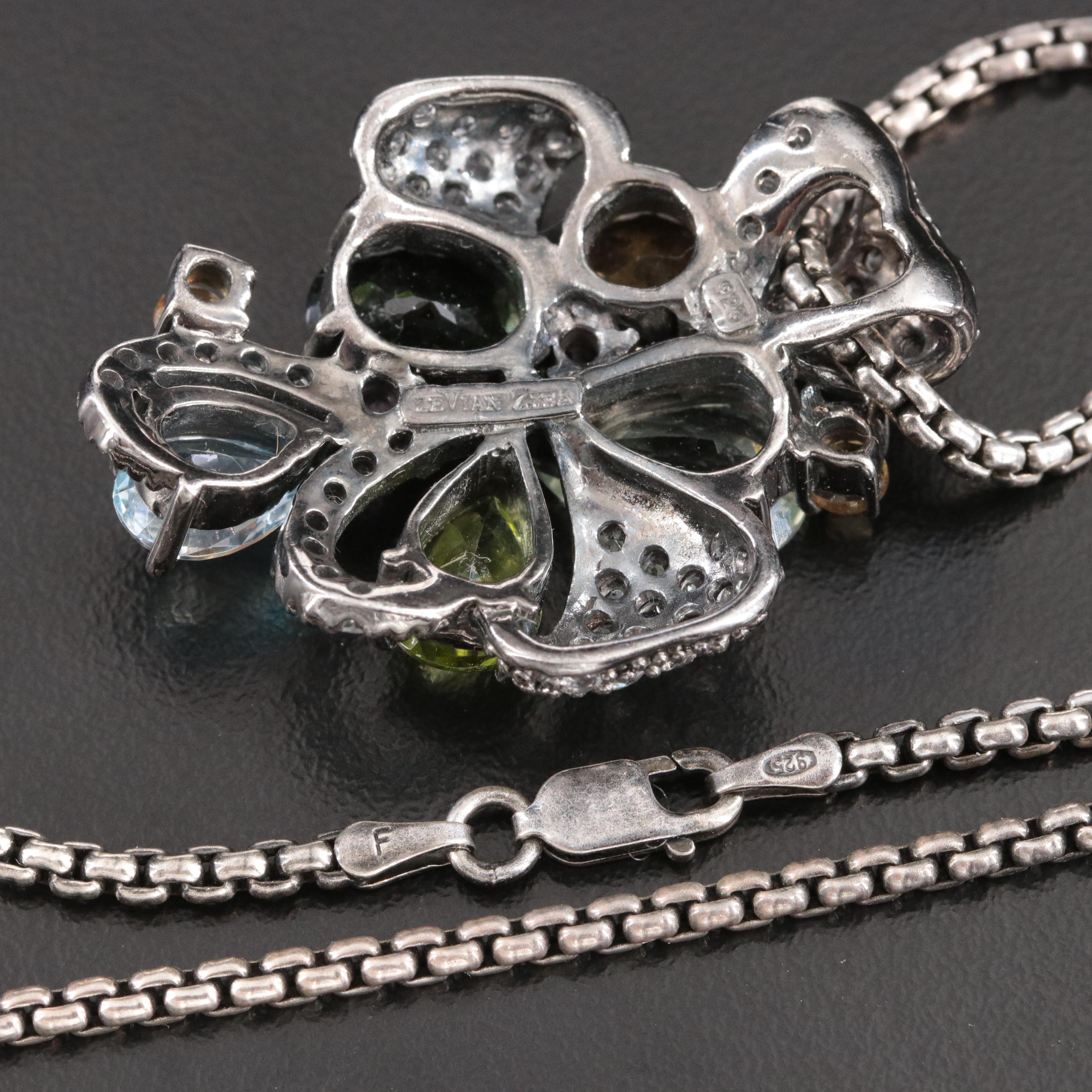 Ziba by Le Vian Sterling Gemstone Necklace