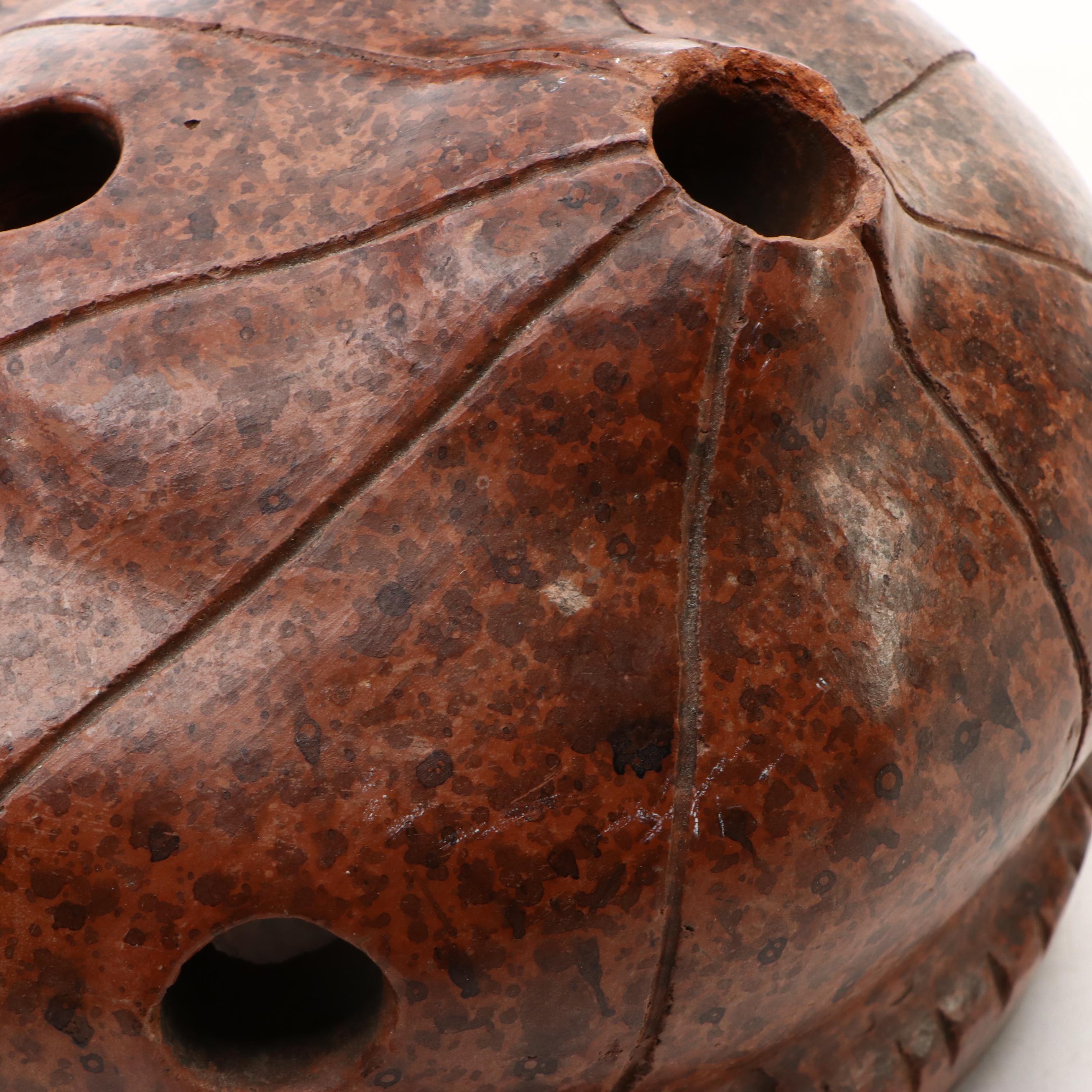 Speckled Terracotta Snail Candle Holder