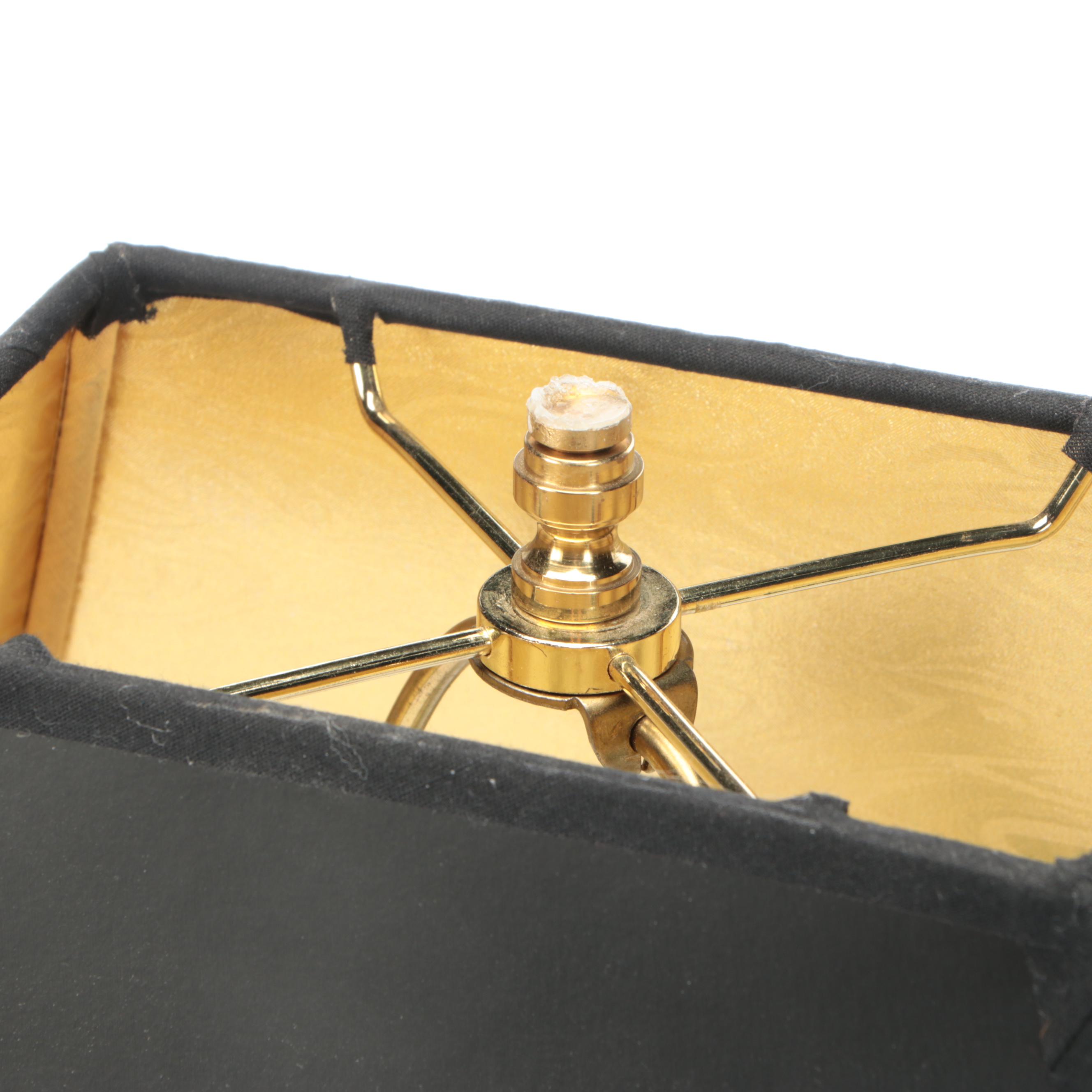 Green Glazed Ceramic Table Lamps