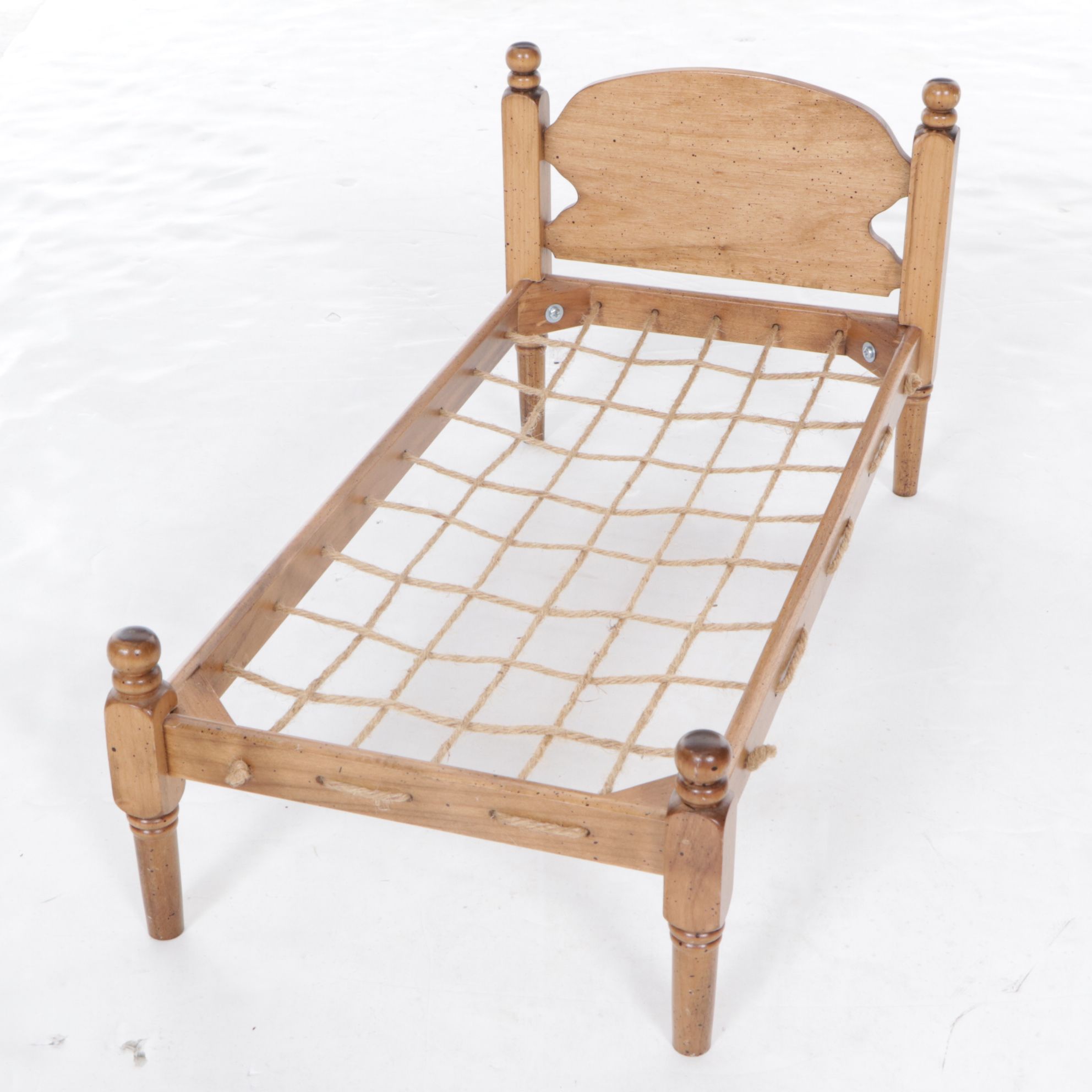 American Girl Doll Furniture Features Lazy Susan Table and Country Quilt