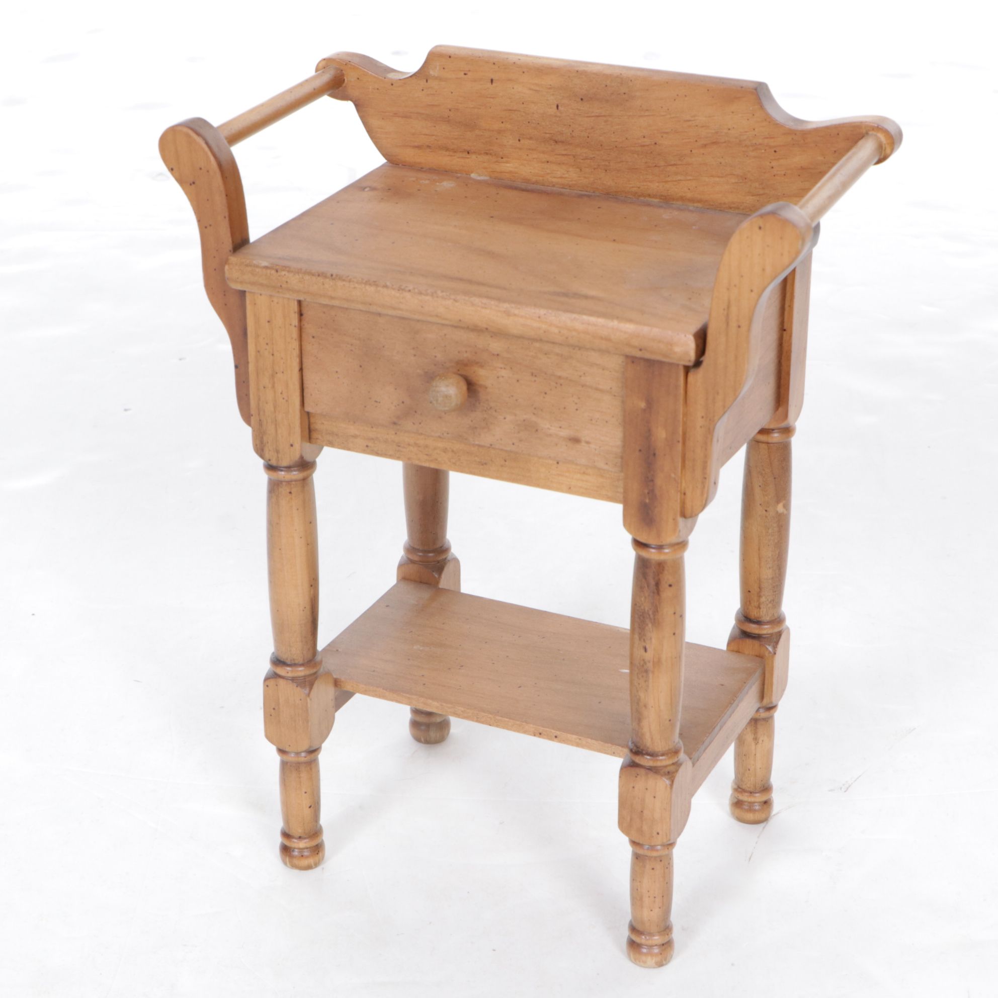 American Girl Doll Furniture Features Lazy Susan Table and Country Quilt