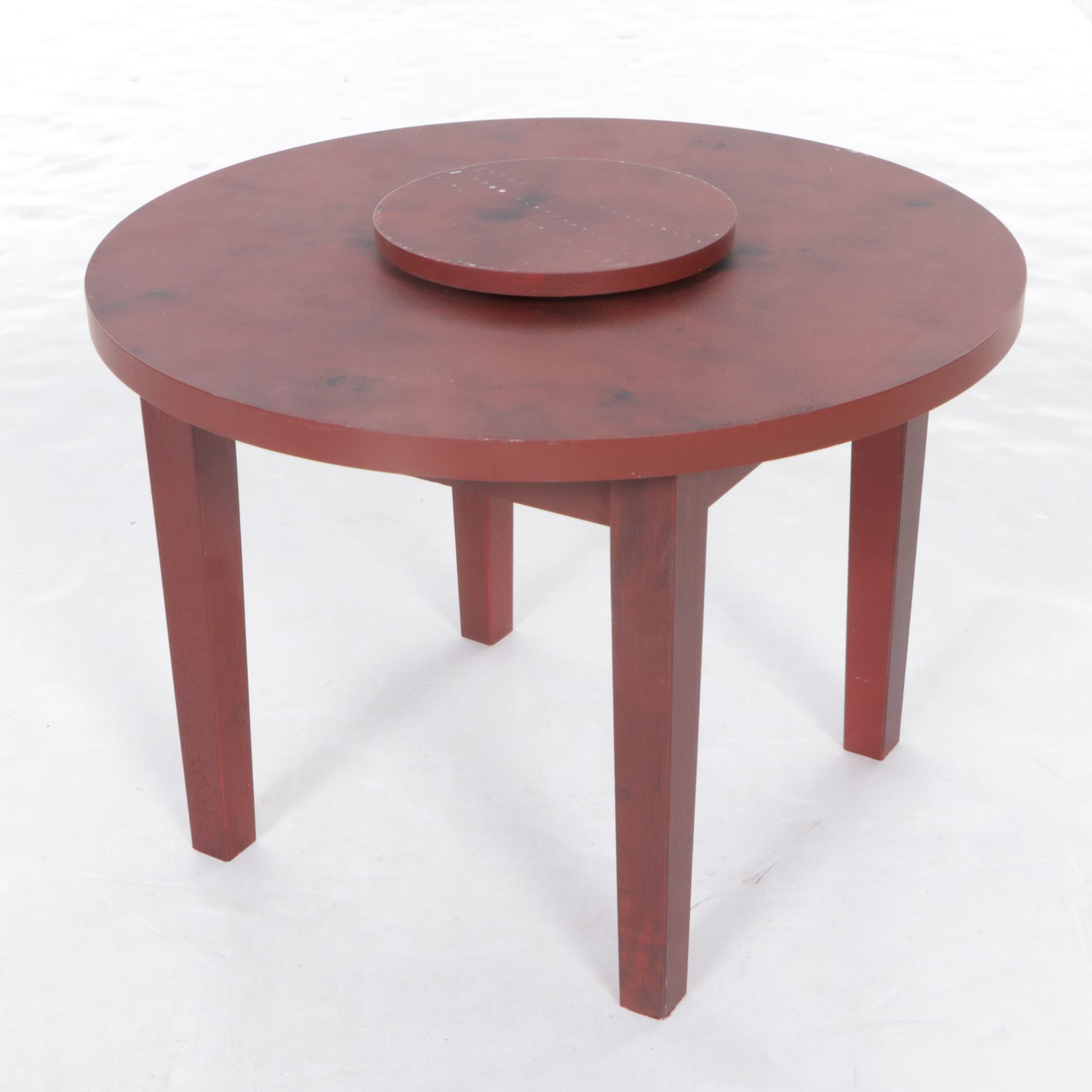 American Girl Doll Furniture Features Lazy Susan Table and Country Quilt