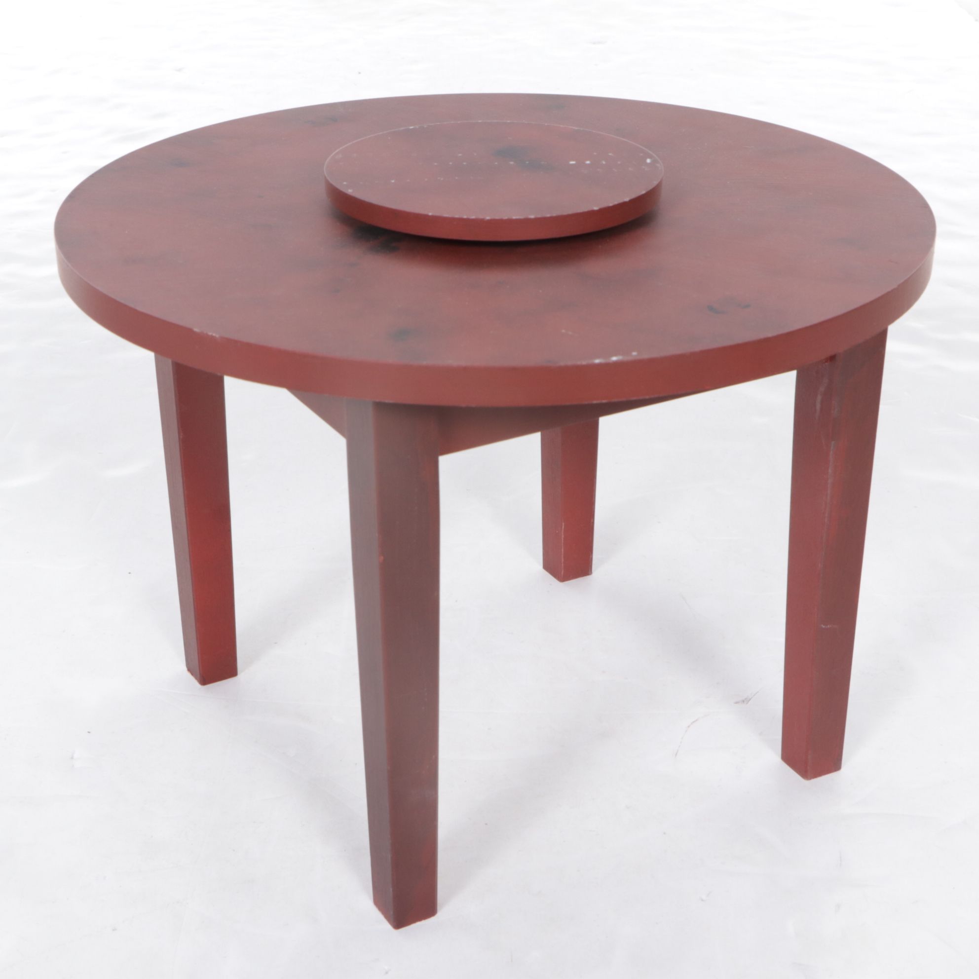 American Girl Doll Furniture Features Lazy Susan Table and Country Quilt