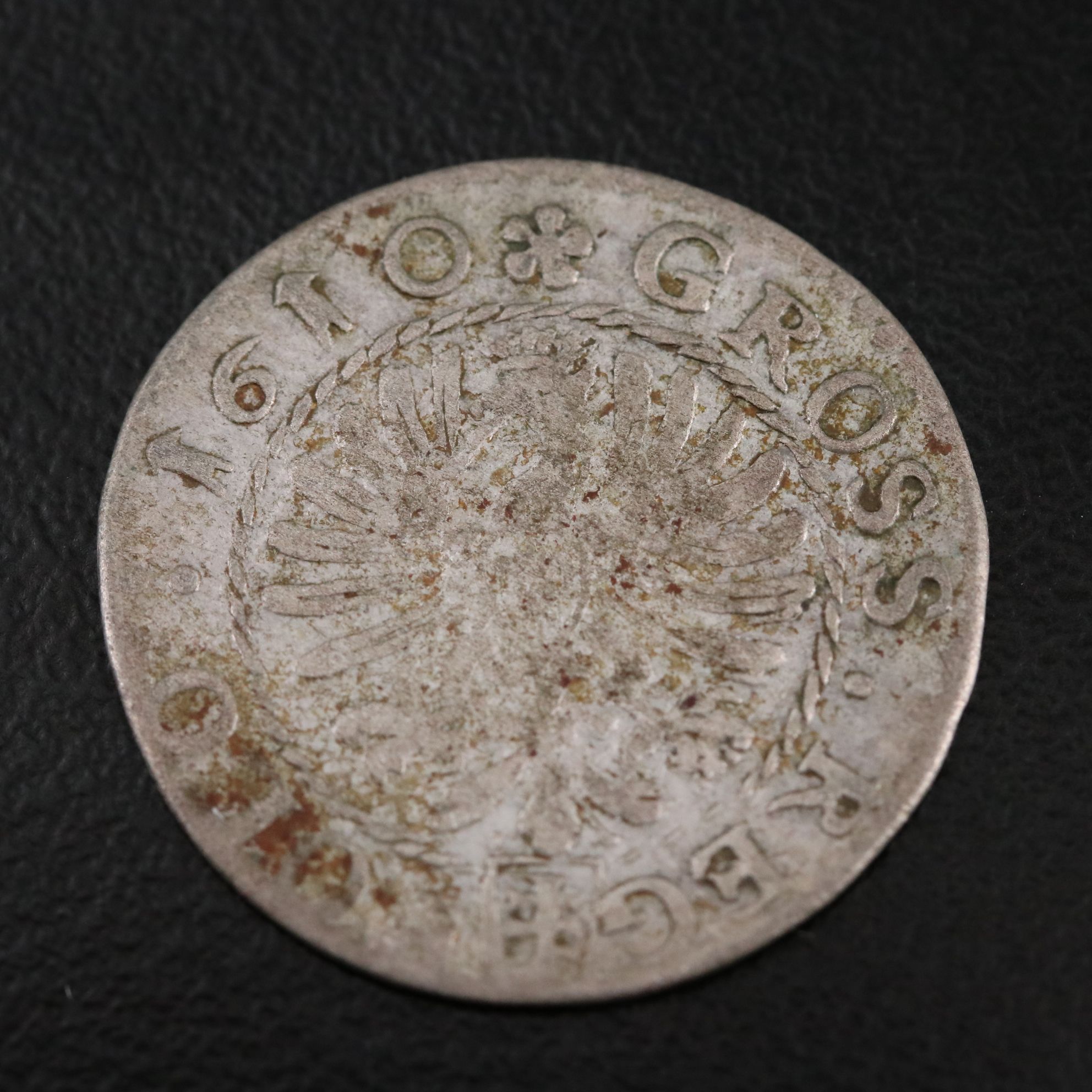 1610 Poland AR 1-Groschen Coin of Sigismund III