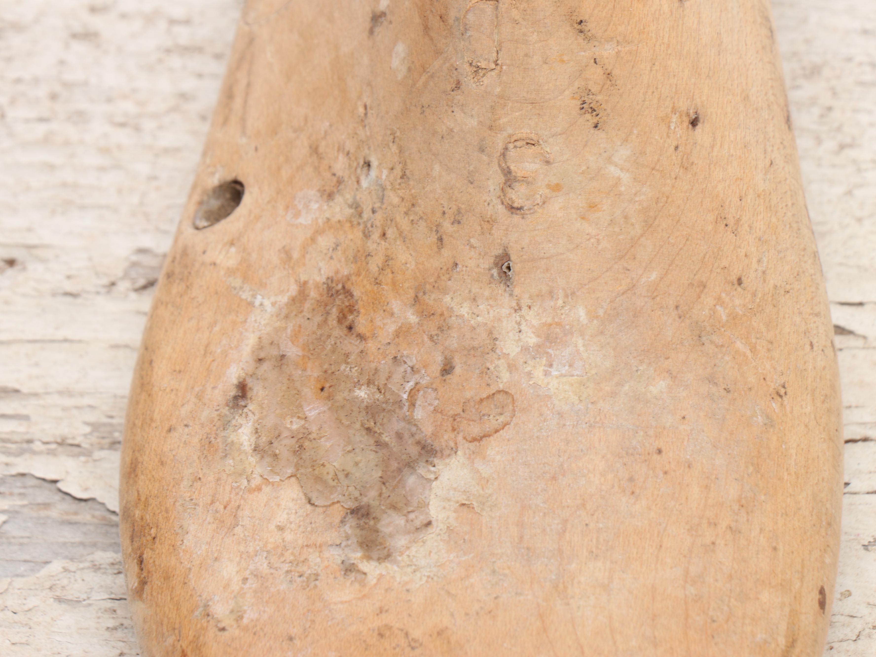 Repurposed Shoe Form Coat and Hat Rack