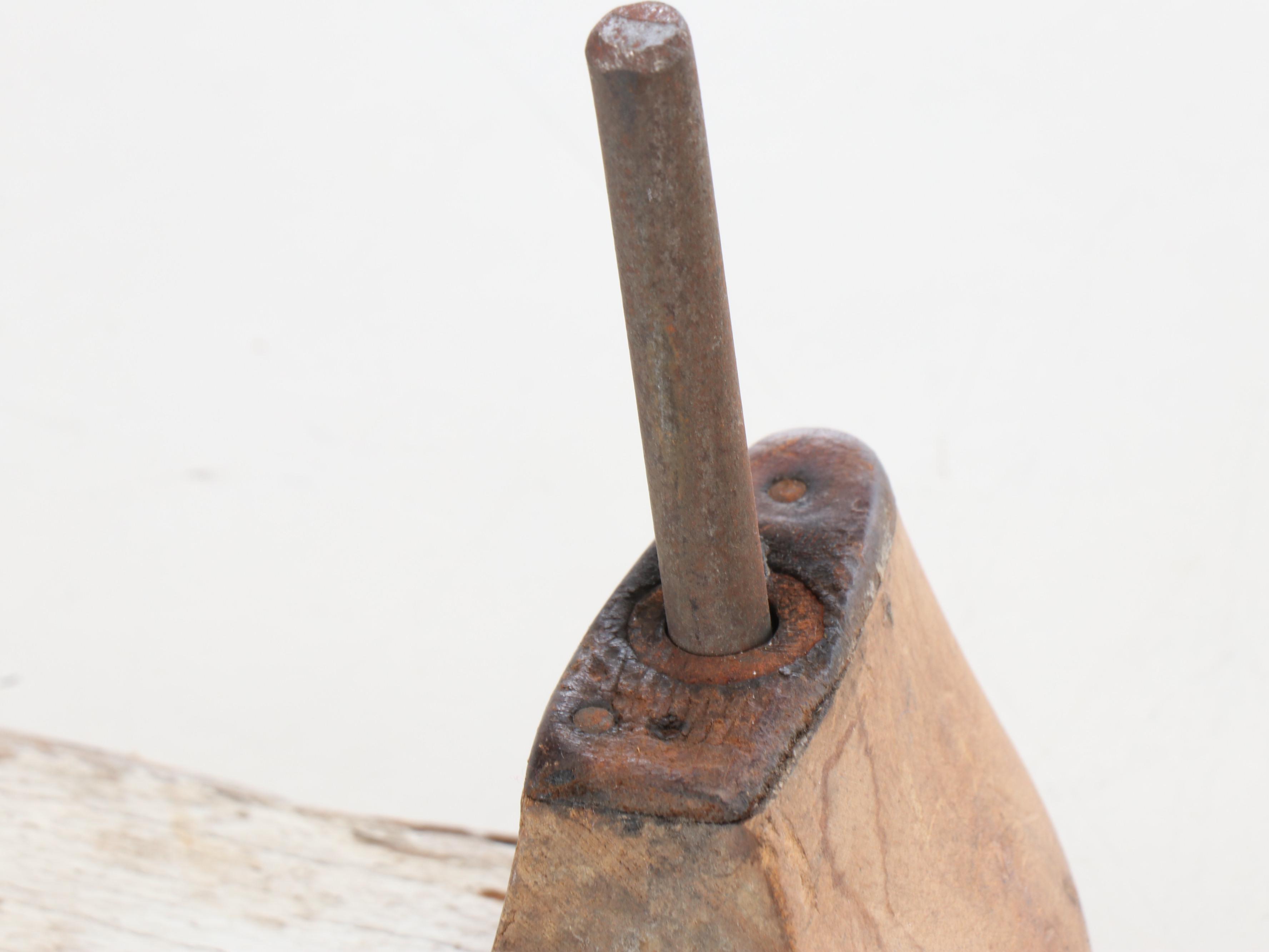 Repurposed Shoe Form Coat and Hat Rack