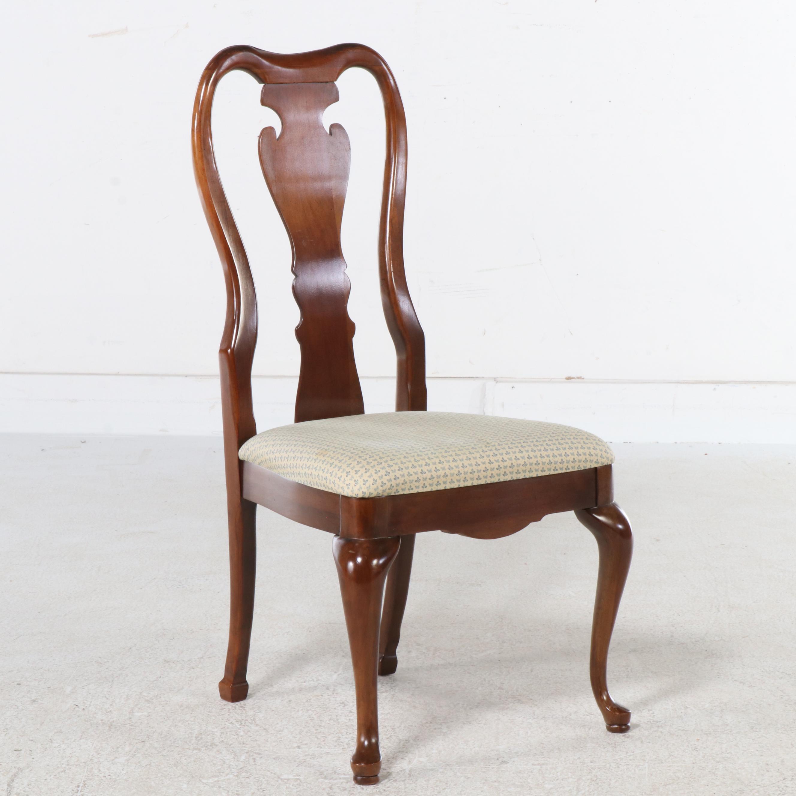 Thomasville Queen Anne Style Mahogany Dining Set