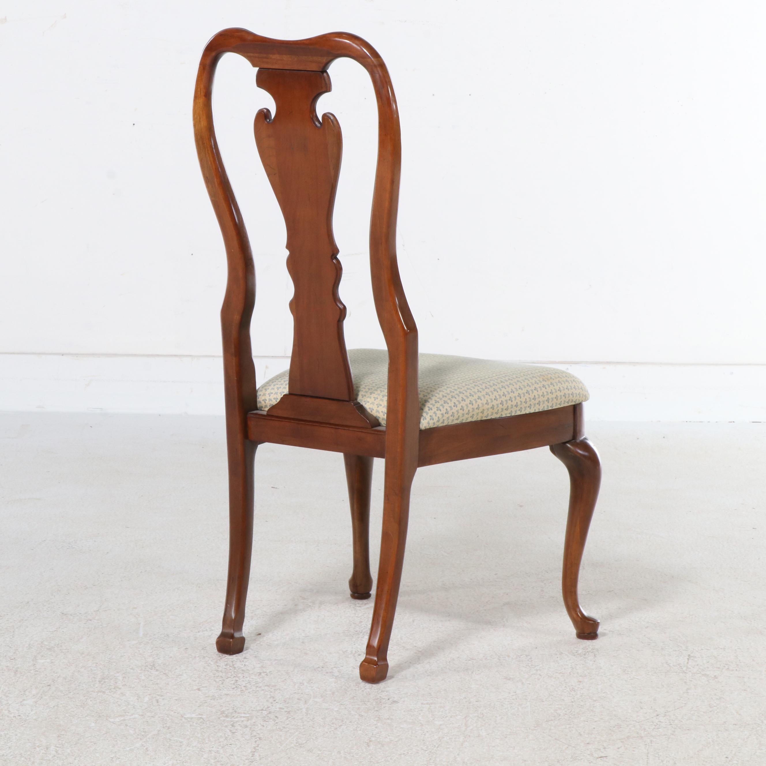 Thomasville Queen Anne Style Mahogany Dining Set