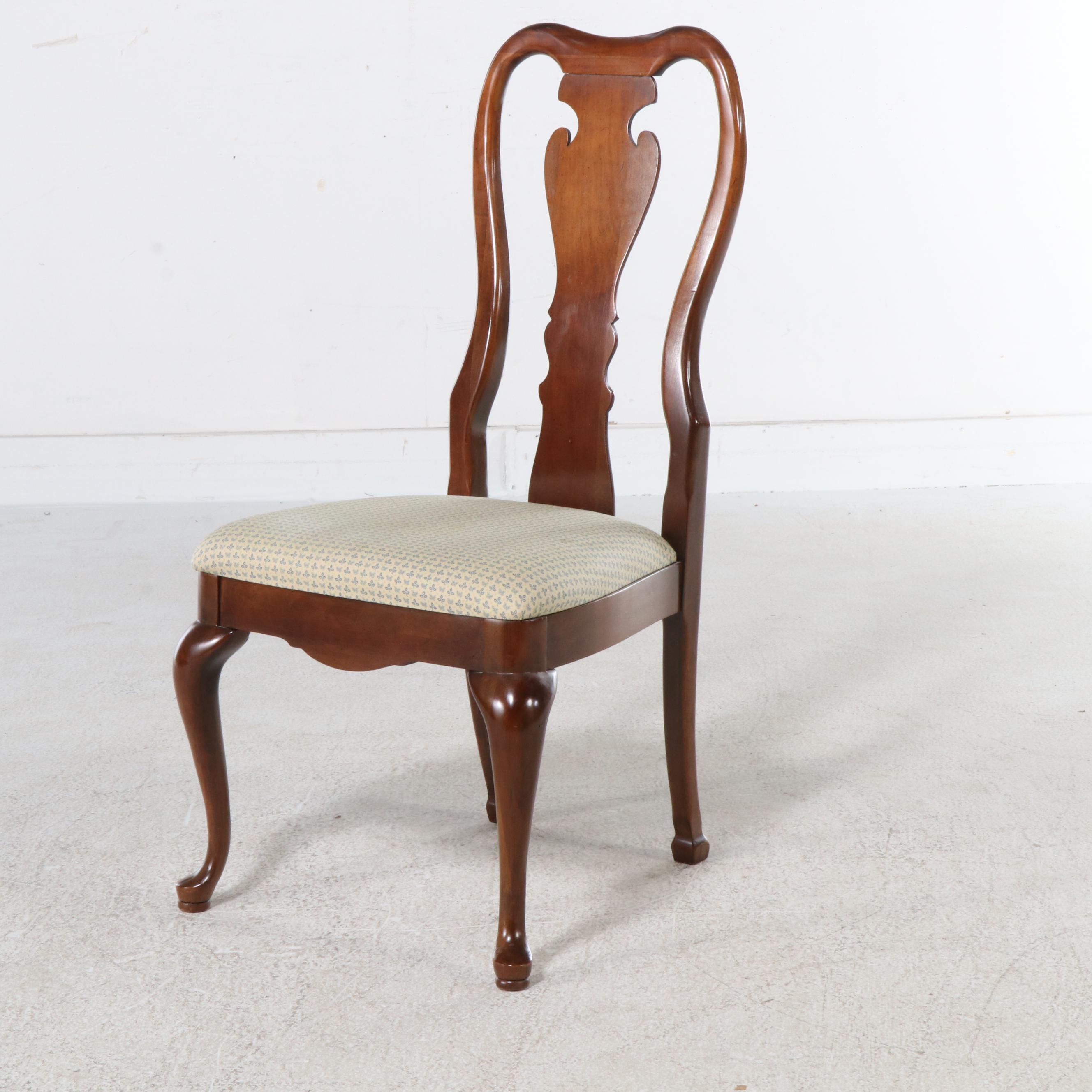 Thomasville Queen Anne Style Mahogany Dining Set