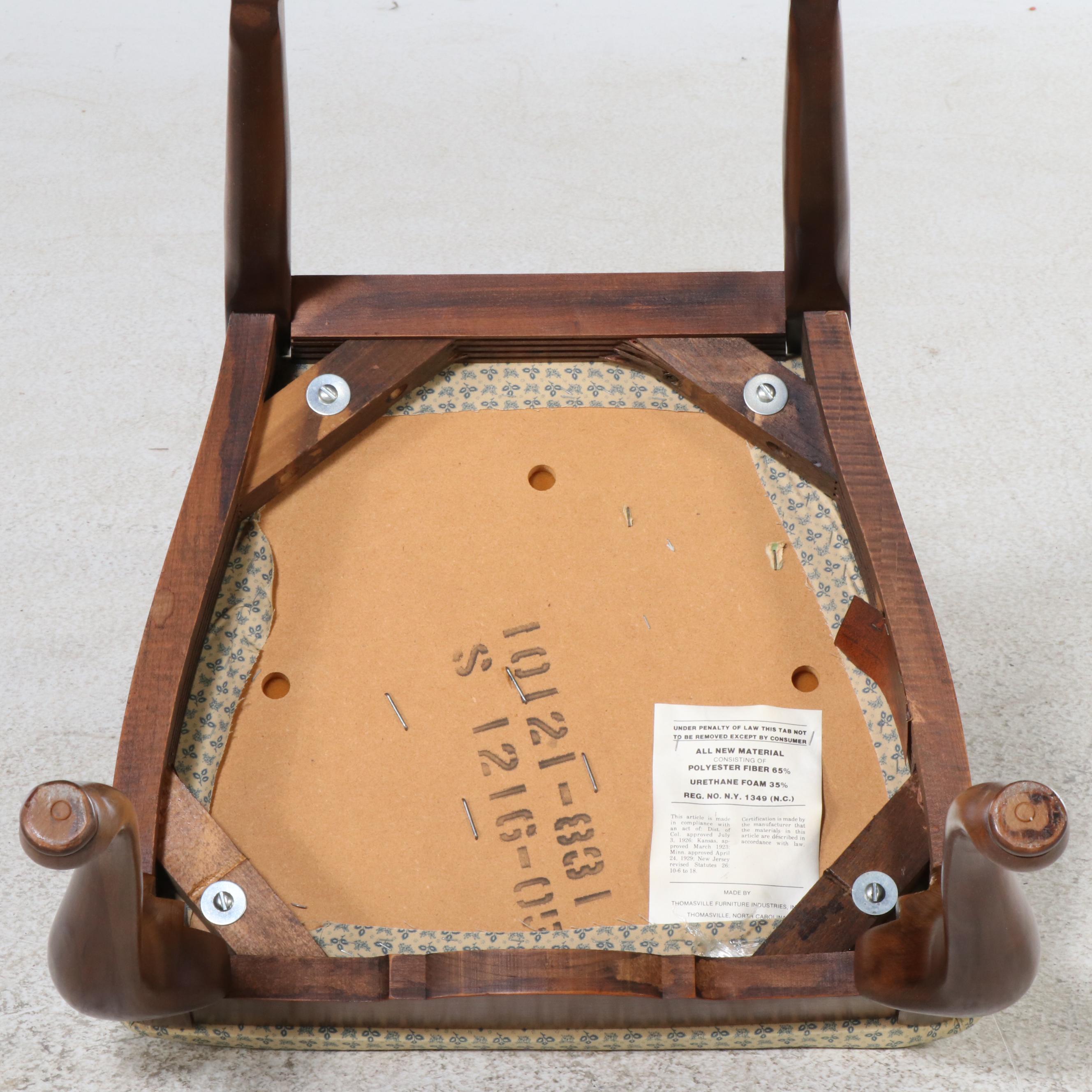 Thomasville Queen Anne Style Mahogany Dining Set