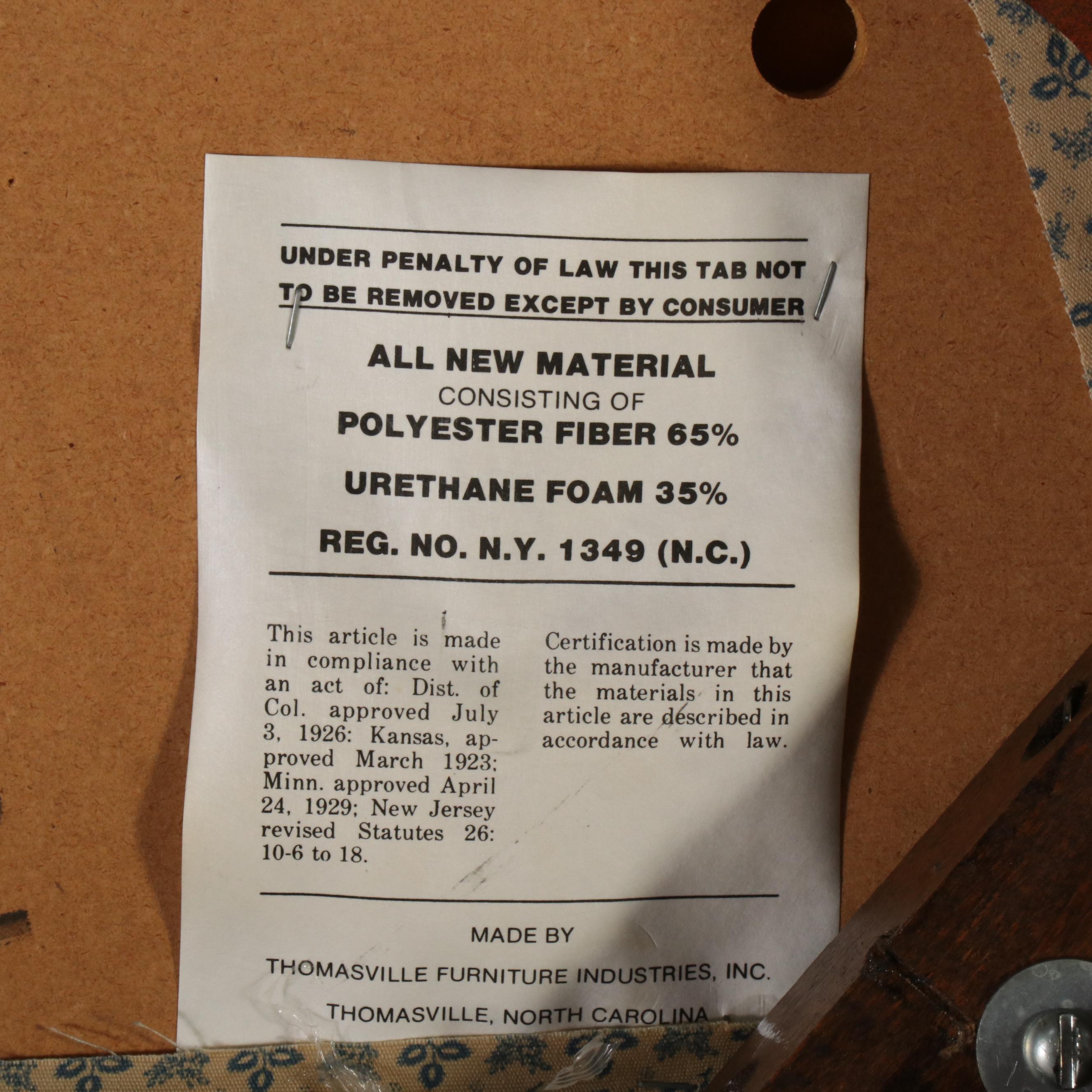 Thomasville Queen Anne Style Mahogany Dining Set