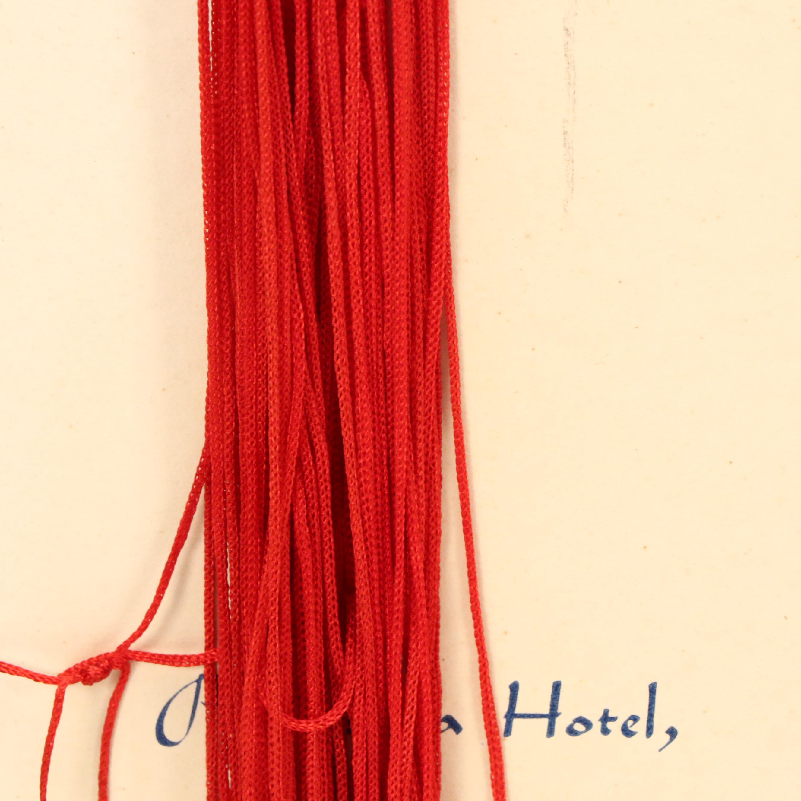 Gaddi's Menu from the Peninsula Hotel, Hong Kong