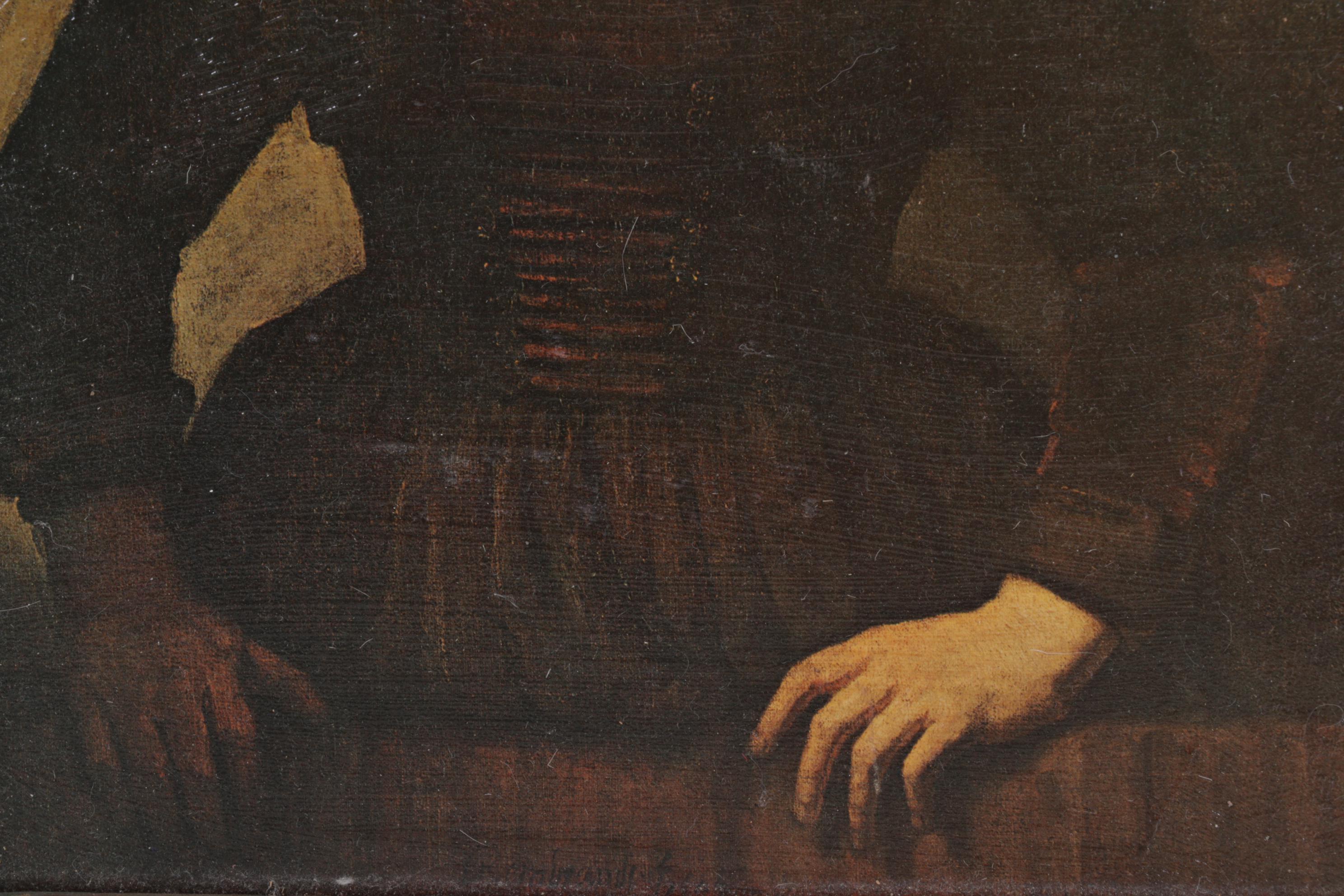 Offset Lithograph After Rembrandt "Young Girl at an Open Half-Door"