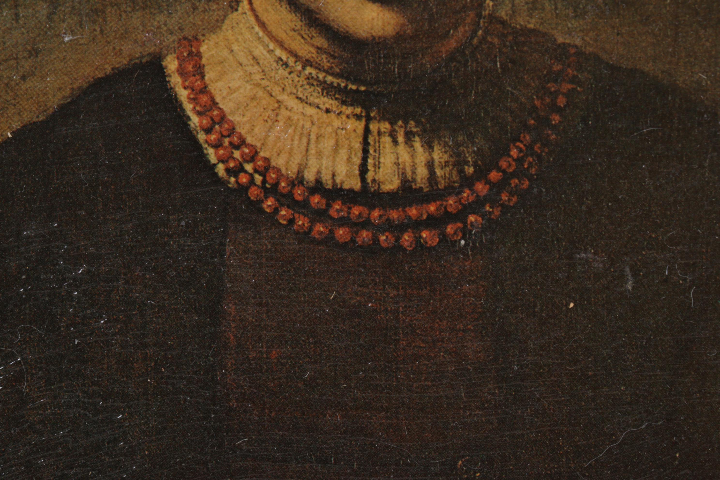 Offset Lithograph After Rembrandt "Young Girl at an Open Half-Door"