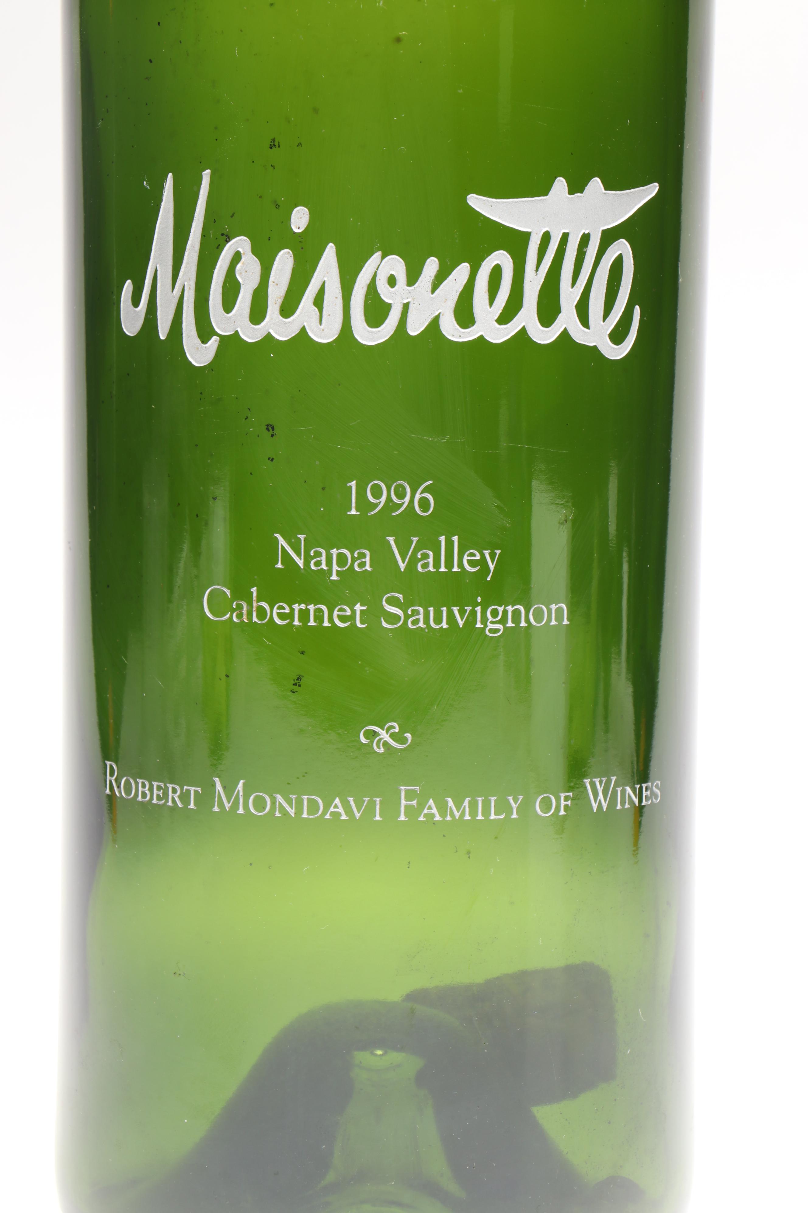 Maisonette Double Magnum Mondavi Napa Valley Cab Sav Bottle, 1996
