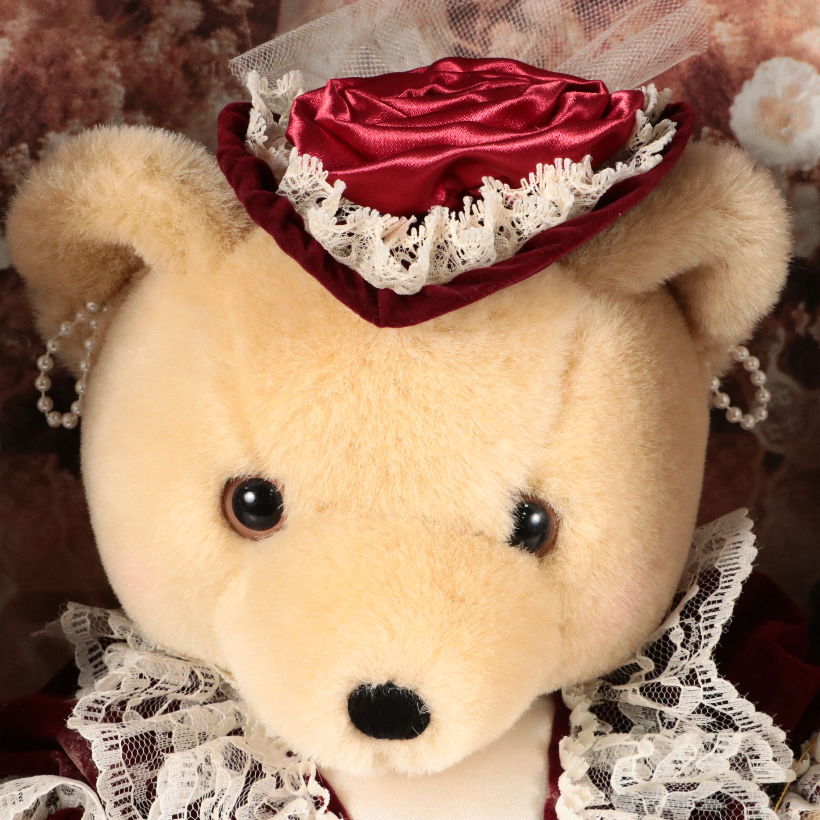 Antique Heritage Victorian Lady Jointed Teddy Bear