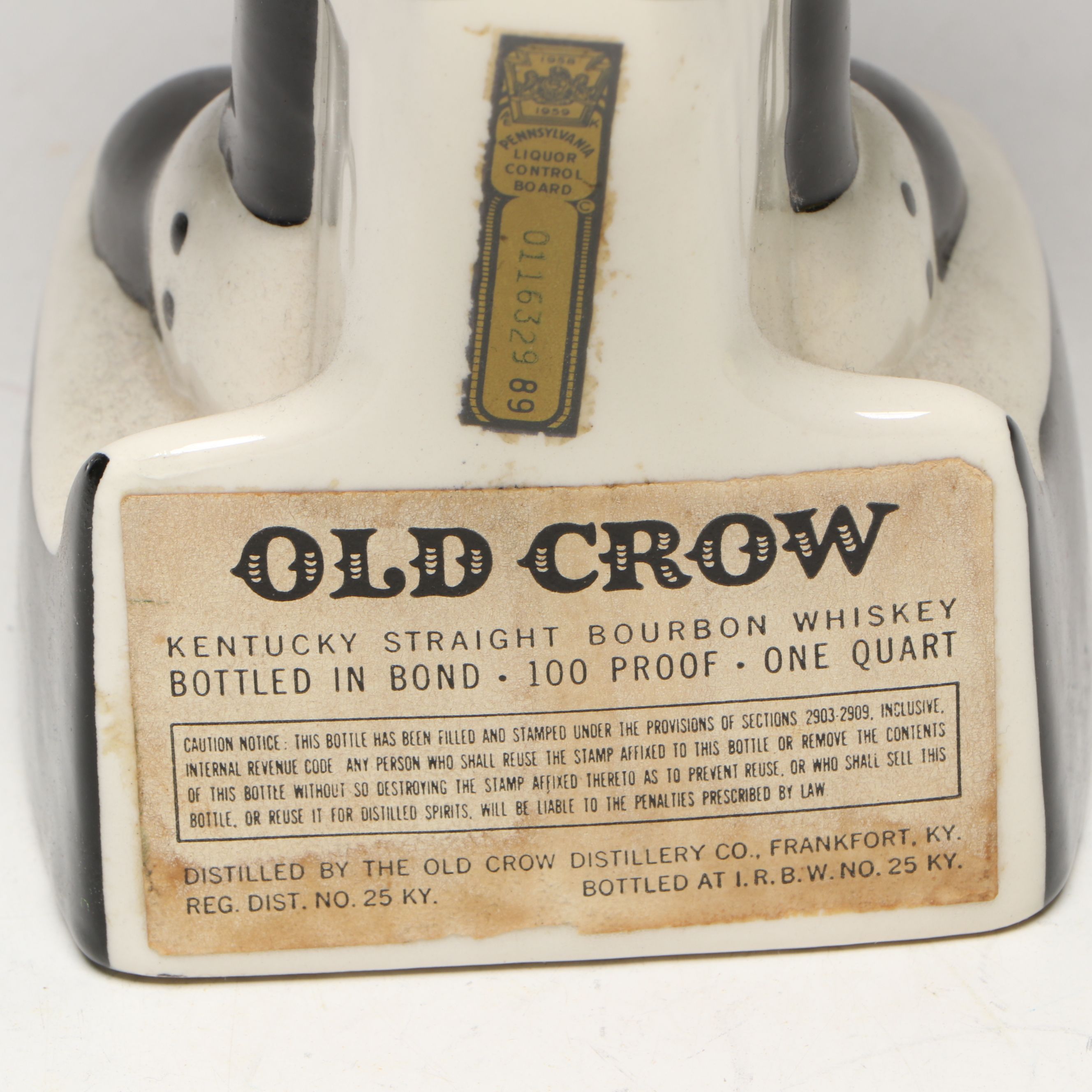 Royal Doulton for Old Crow Kentucky Straight Bourbon Ceramic Decanters