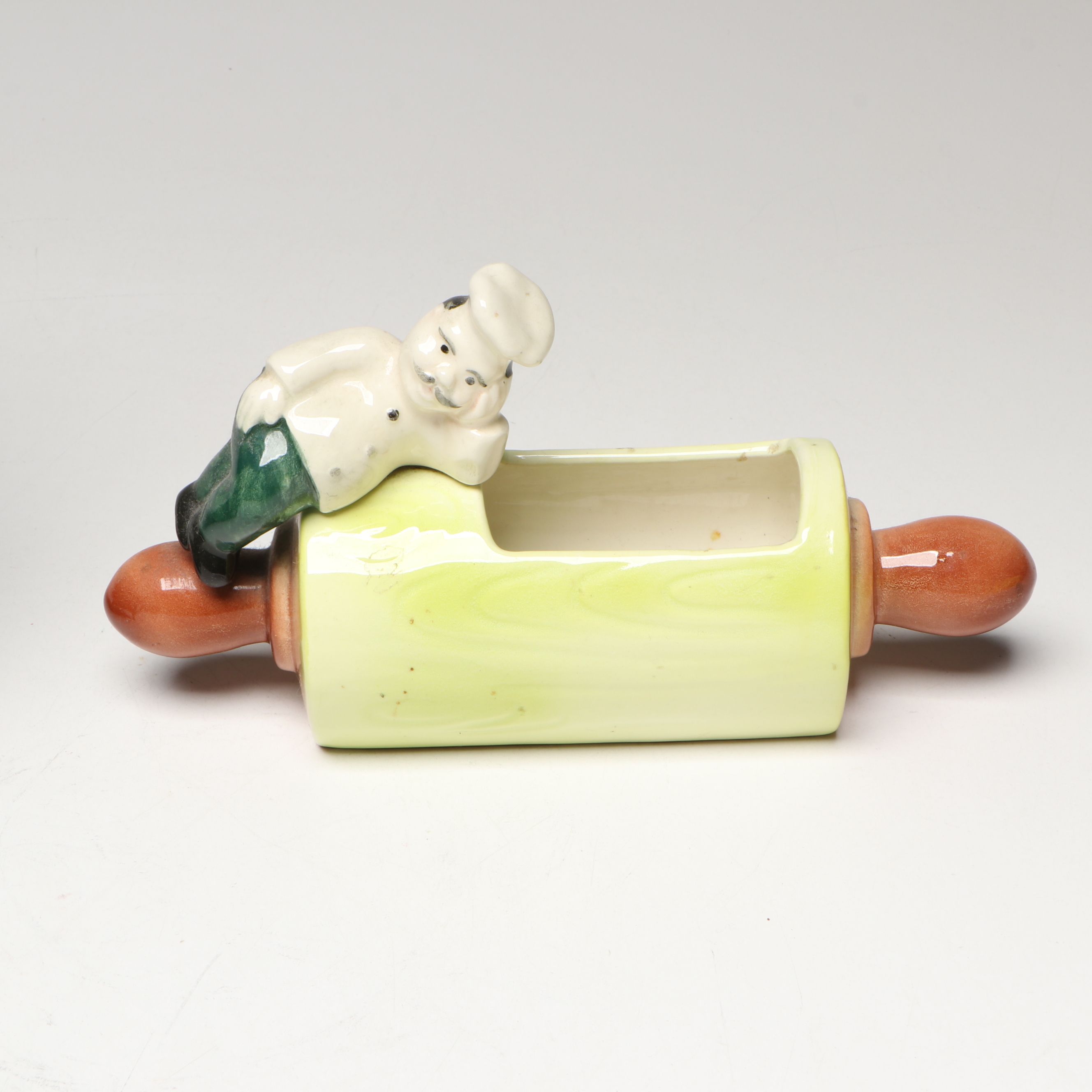 Coceram Ceramic Pernod Aperitif Pitcher with Novelty Stove Clock and  Planter