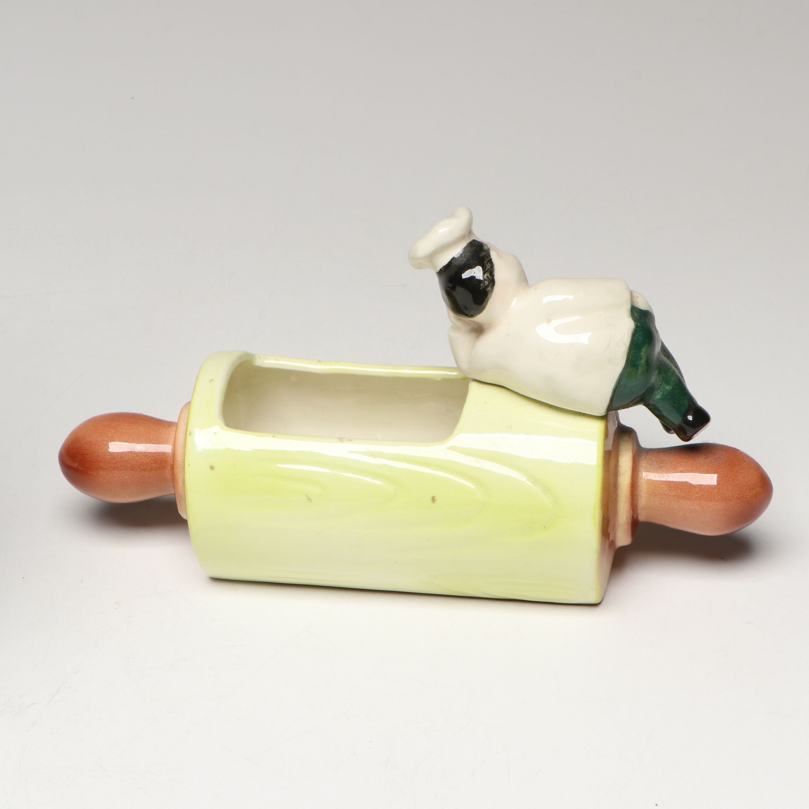 Coceram Ceramic Pernod Aperitif Pitcher with Novelty Stove Clock and  Planter