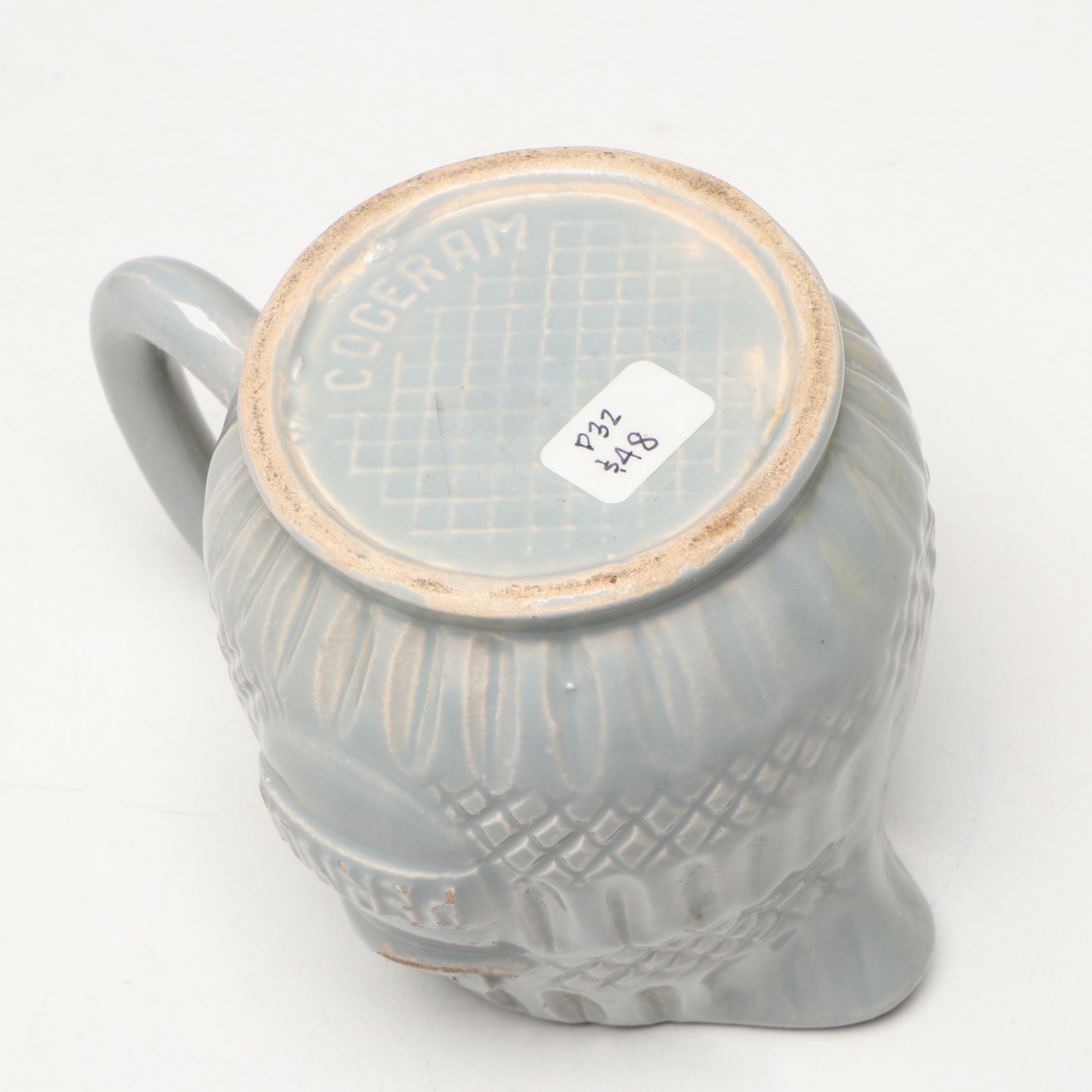 Coceram Ceramic Pernod Aperitif Pitcher with Novelty Stove Clock and  Planter