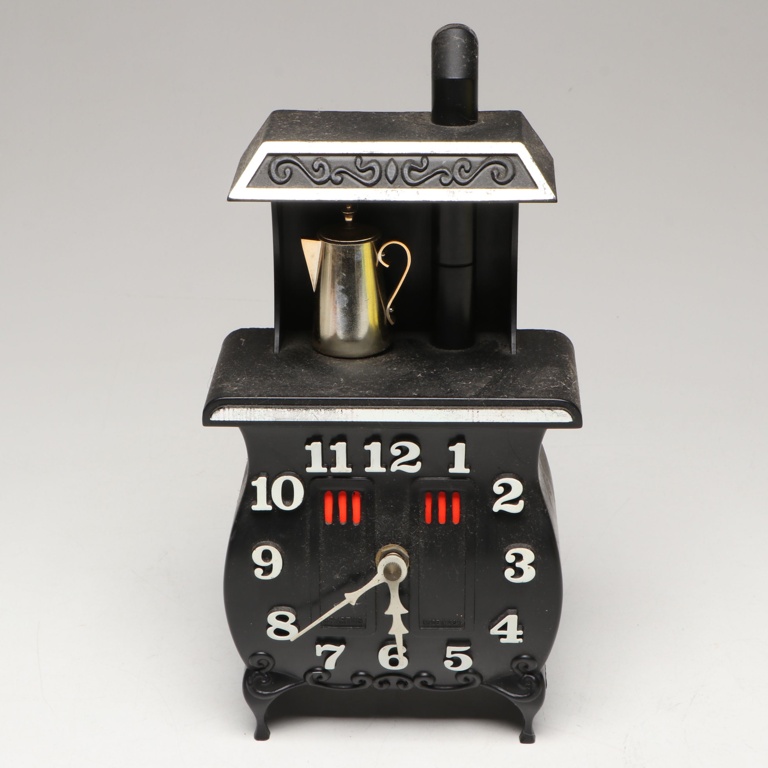 Coceram Ceramic Pernod Aperitif Pitcher with Novelty Stove Clock and  Planter