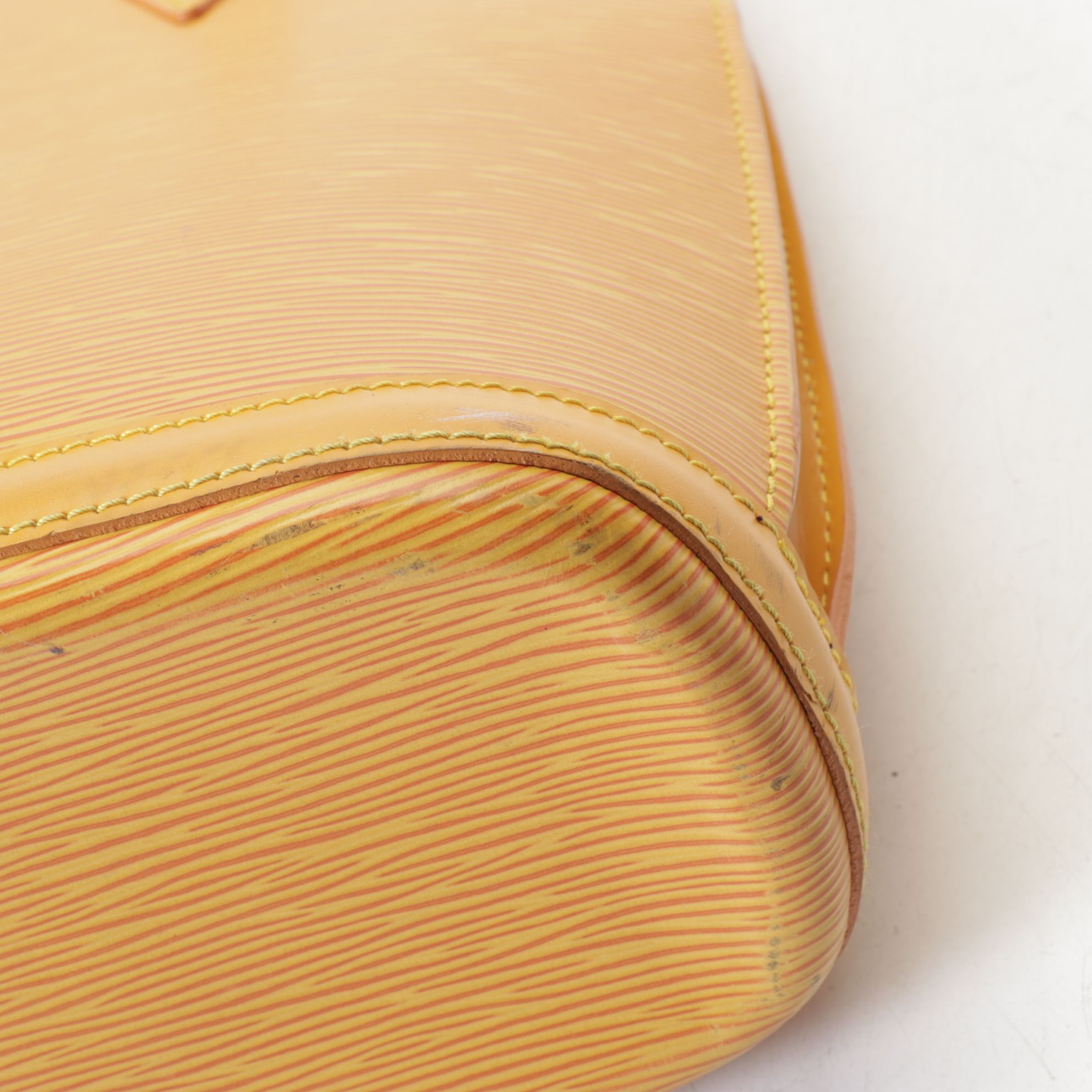 Louis Vuitton Lussac Handbag in Tassil Yellow Epi Leather