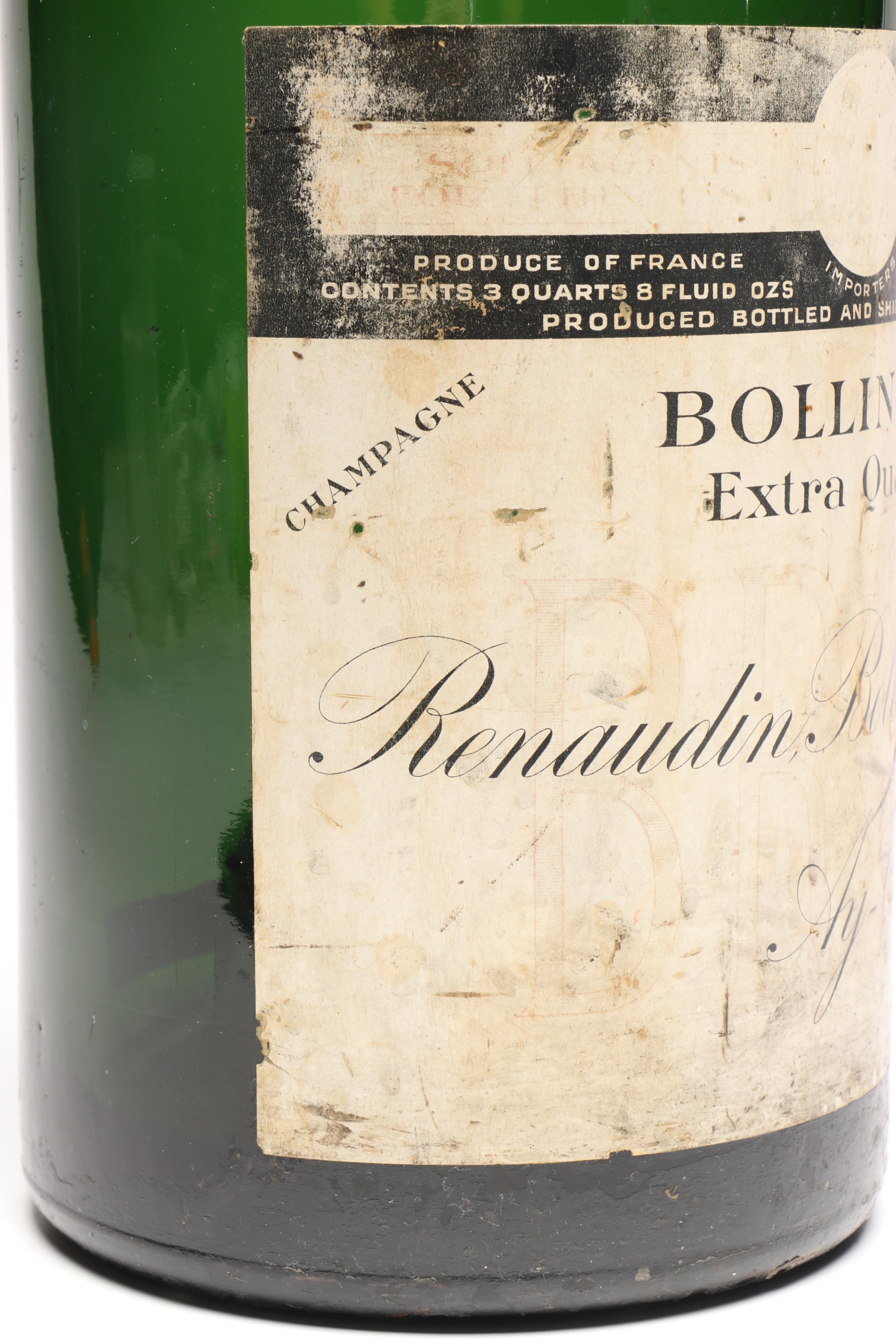 French Bollinger Extra Quality Champagne Jeroboam