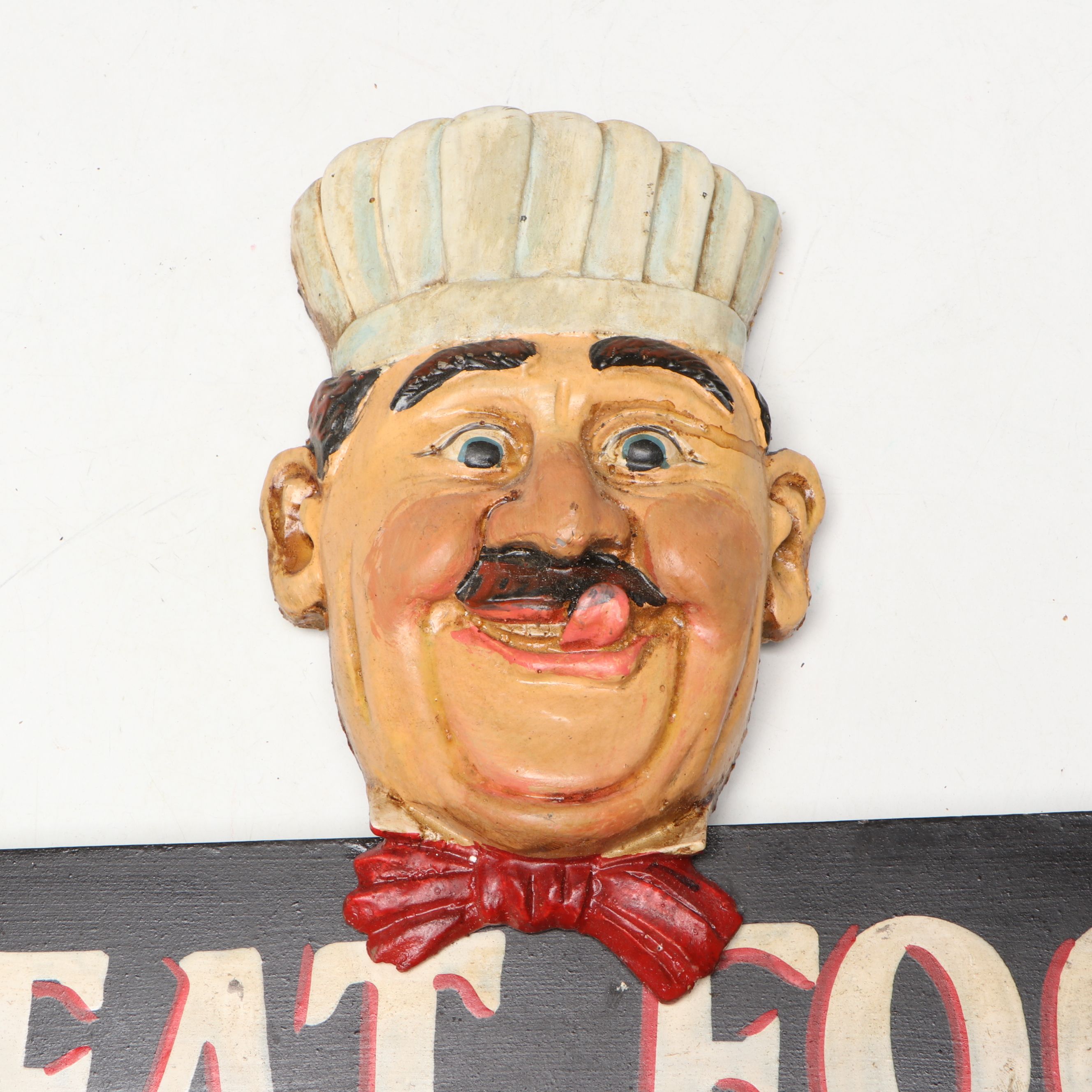 "Great Food Served Here" Kitchen Sign