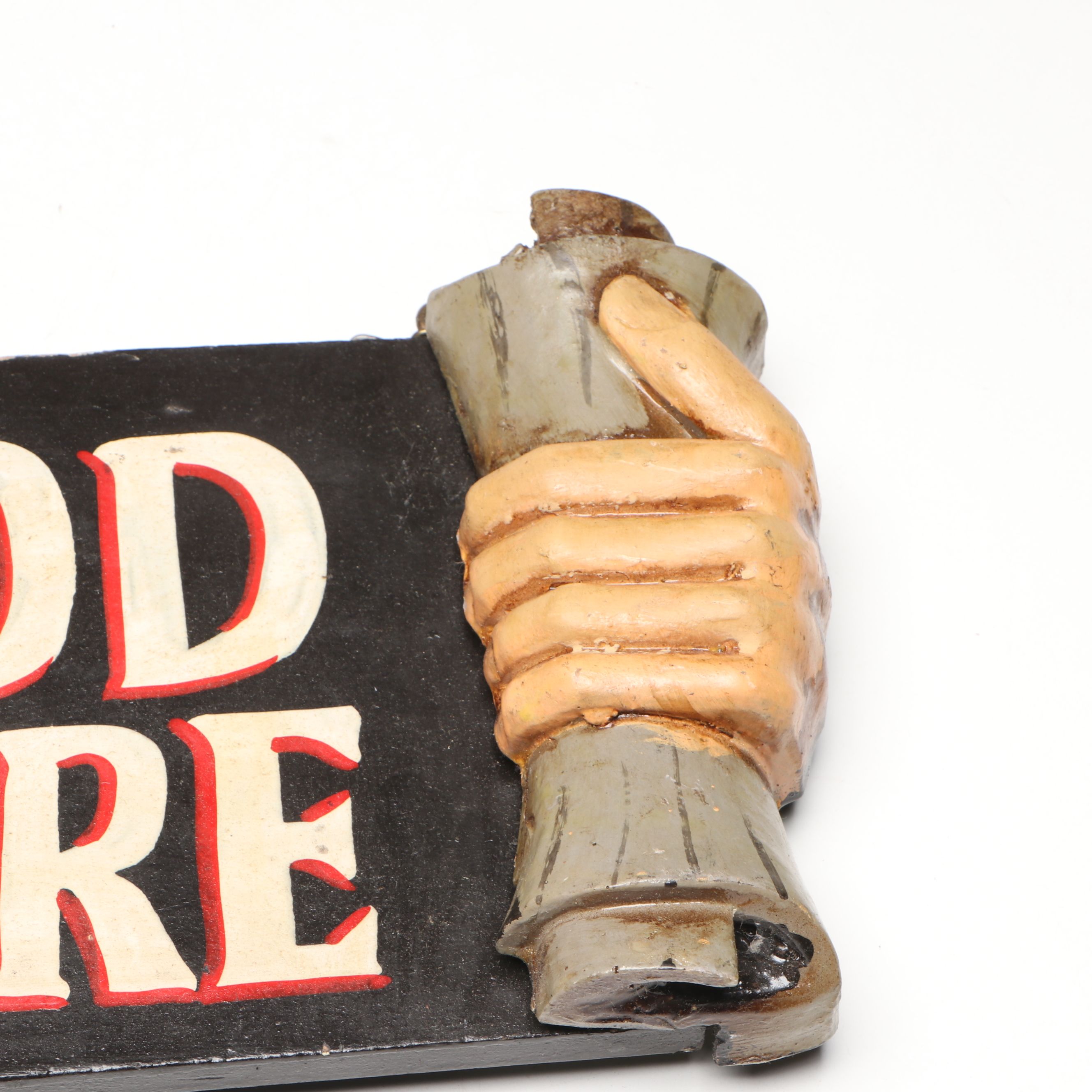 "Great Food Served Here" Kitchen Sign