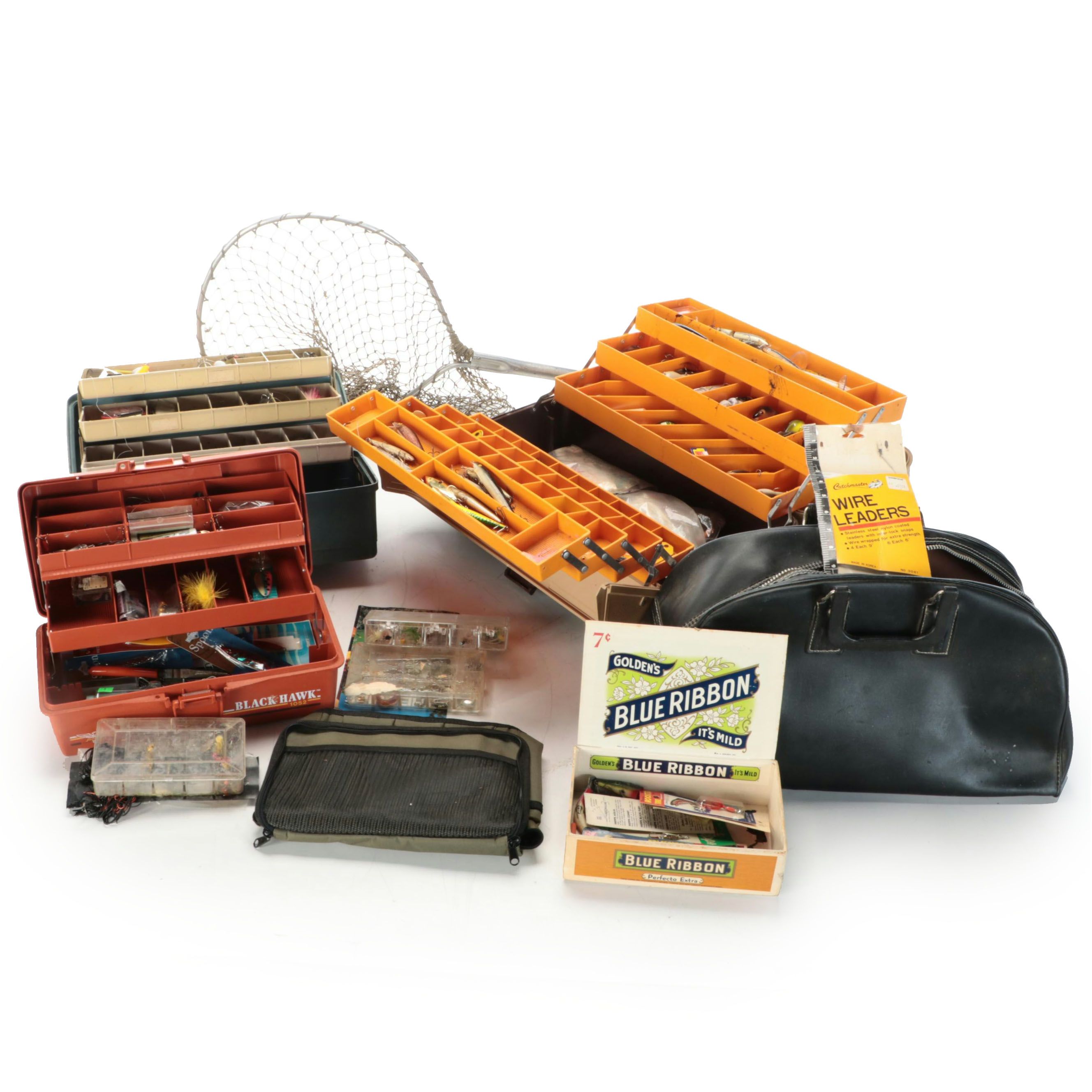 Tackle Boxes, Lures, Spinners, and More Fishing Gear