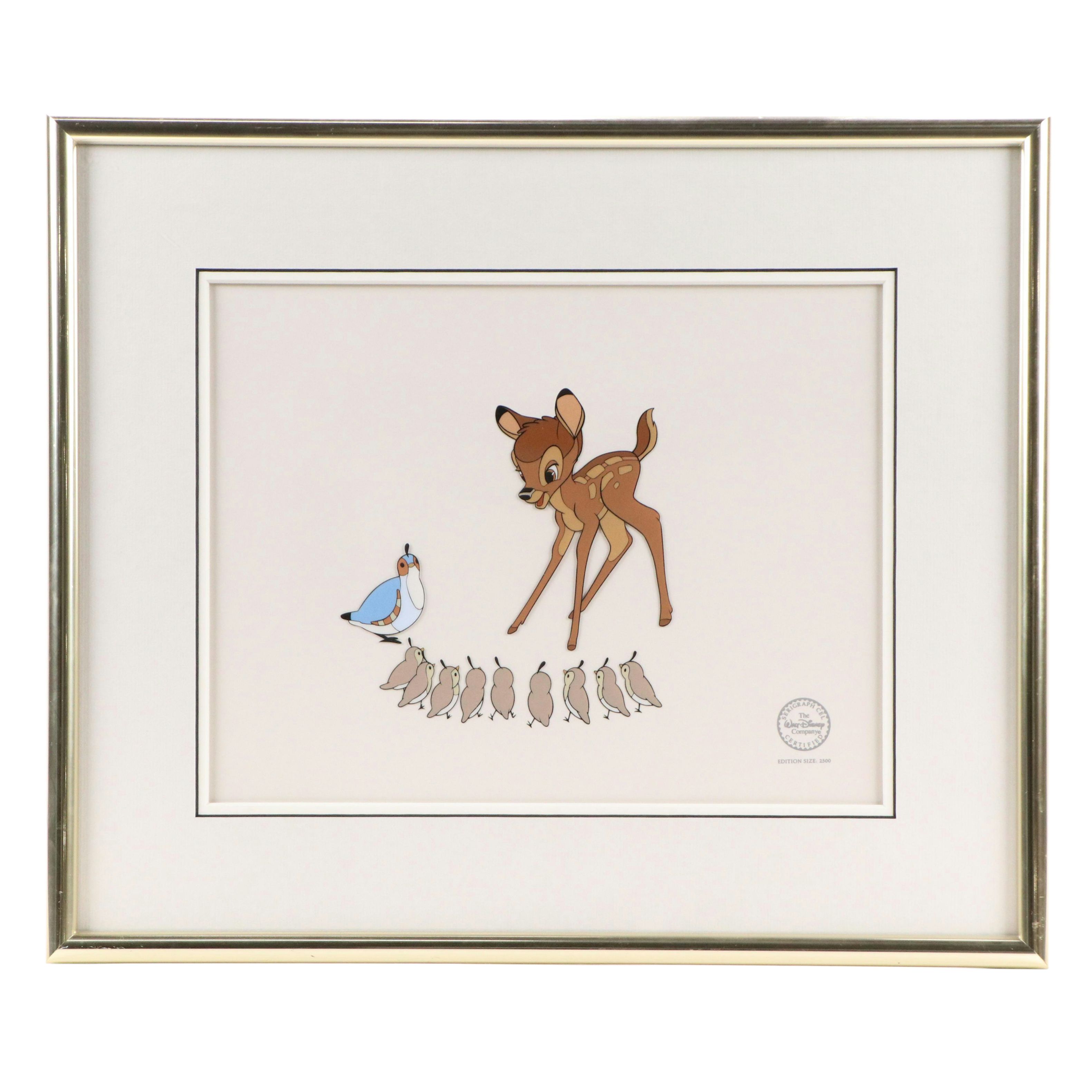 The Walt Disney Company Sericel "Bambi," 1991