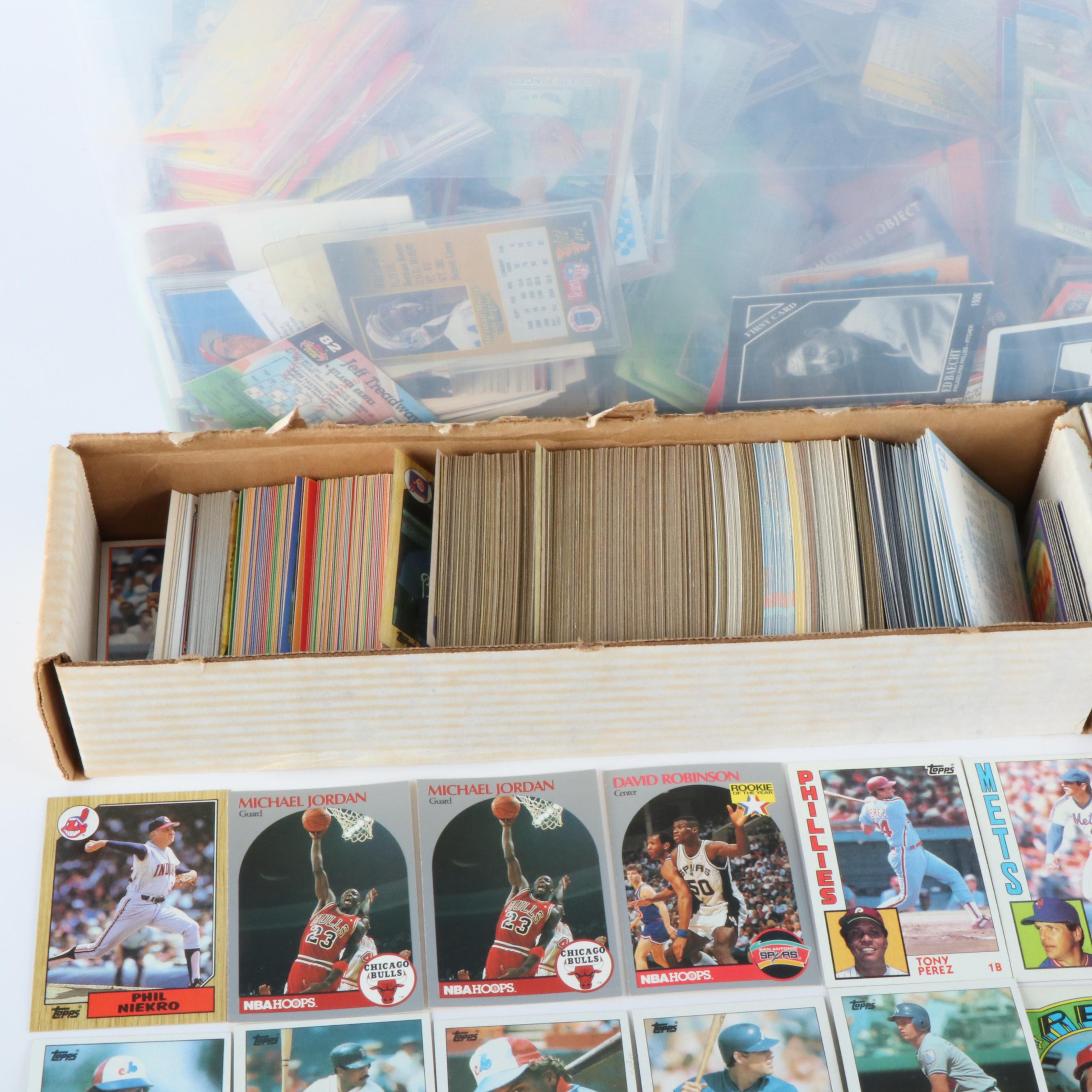 Large Group of Vintage Baseball Cards, 1960s to 1990s, and More