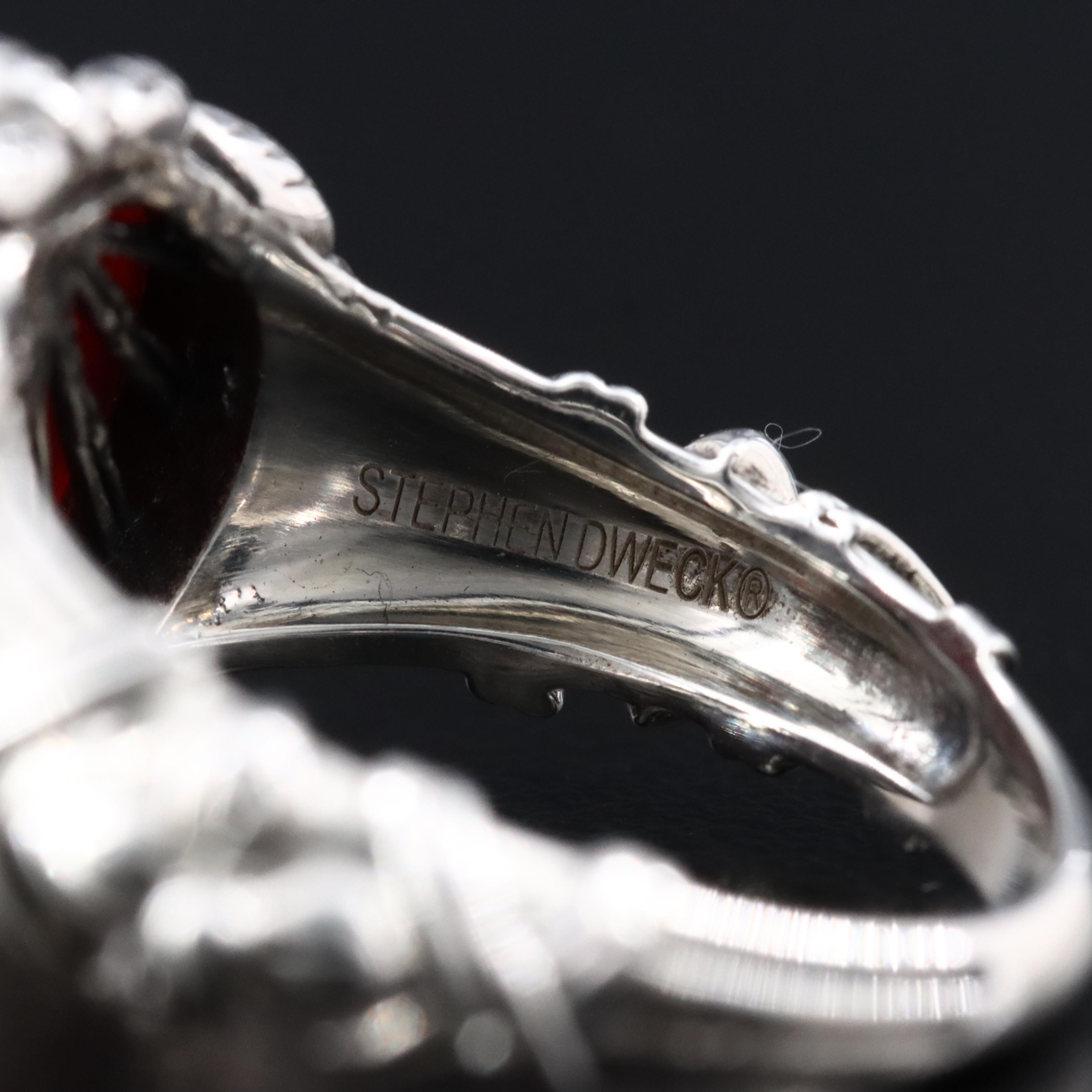 Stephen Dweck Sterling Carnelian Ring