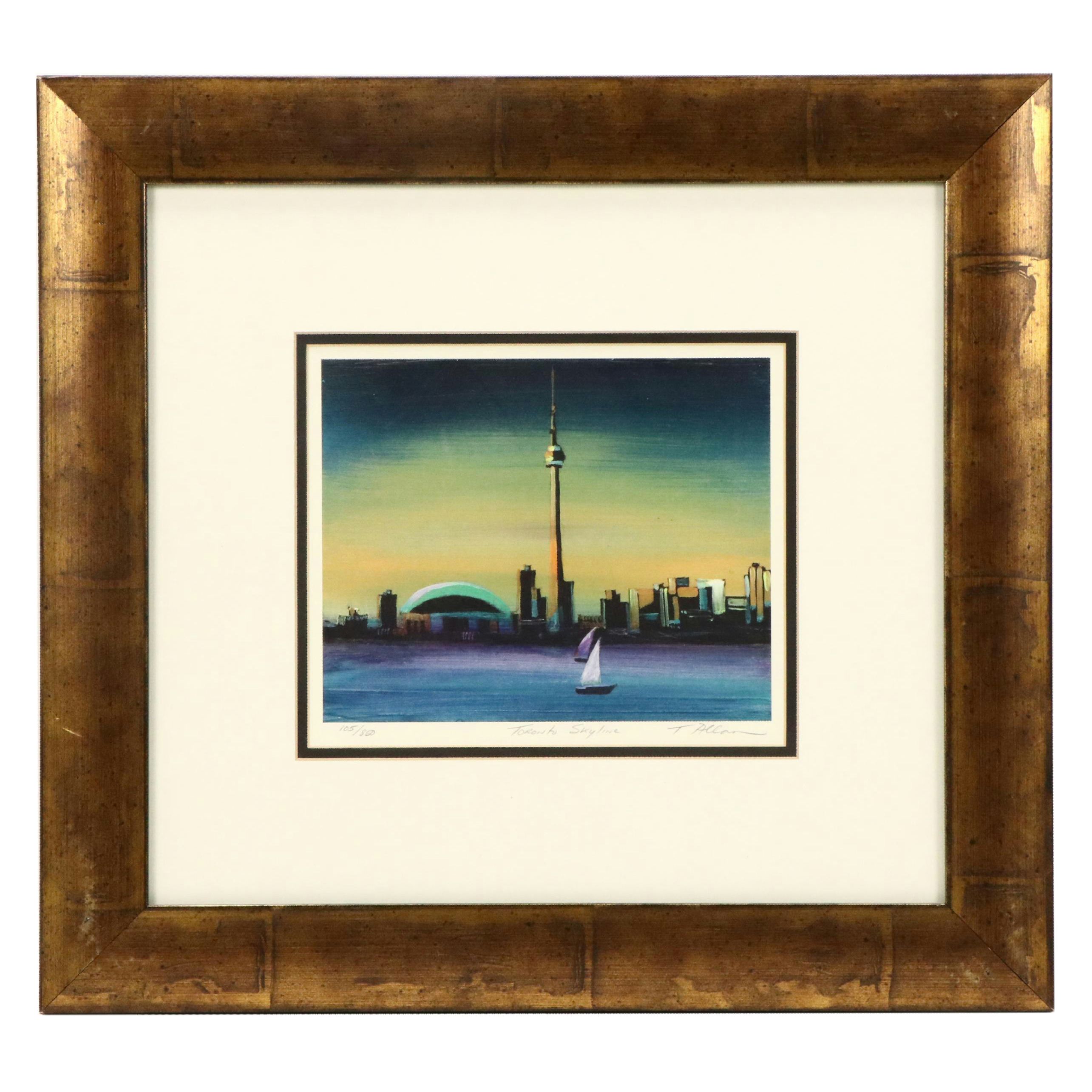 Trevor Allan Digital Print "Toronto Skyline"